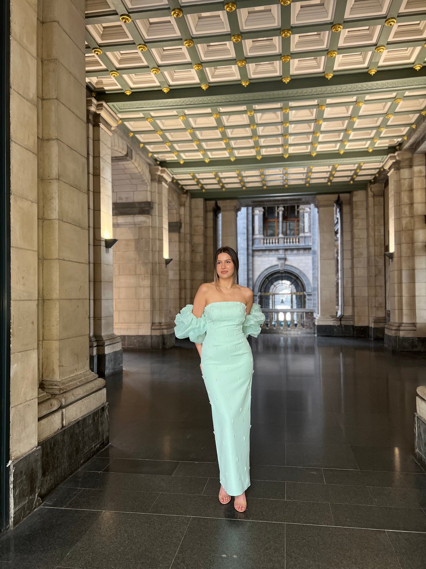 The Marilyn dress mint green