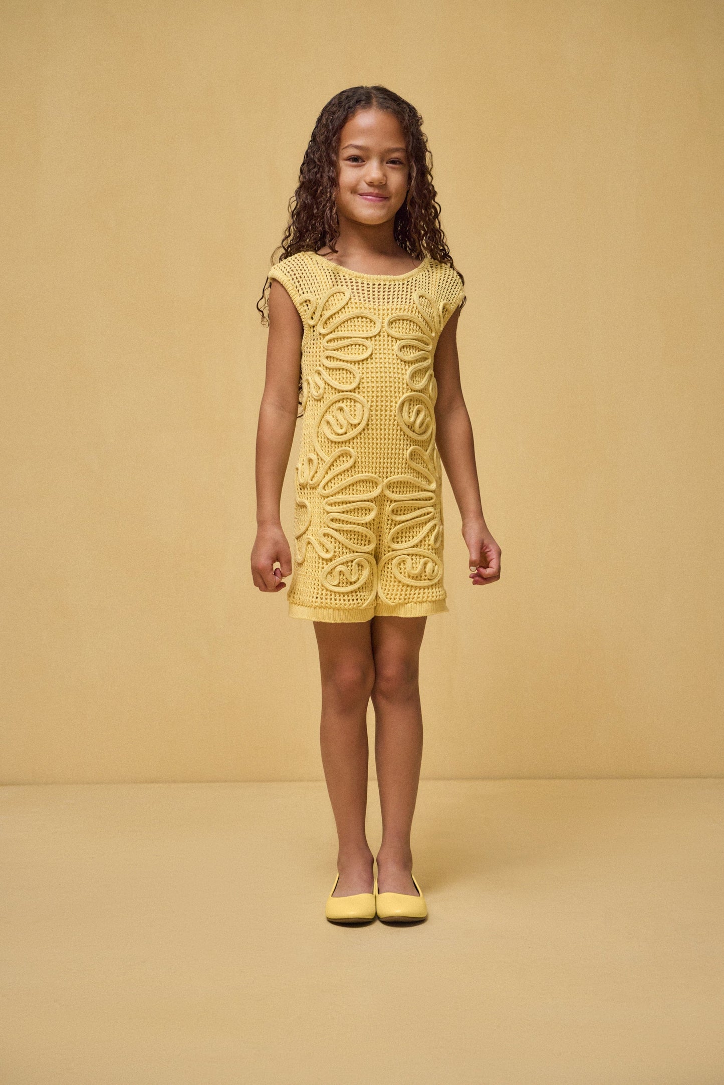 KIDS CHAIA JUMPSUIT - DAFFODIL