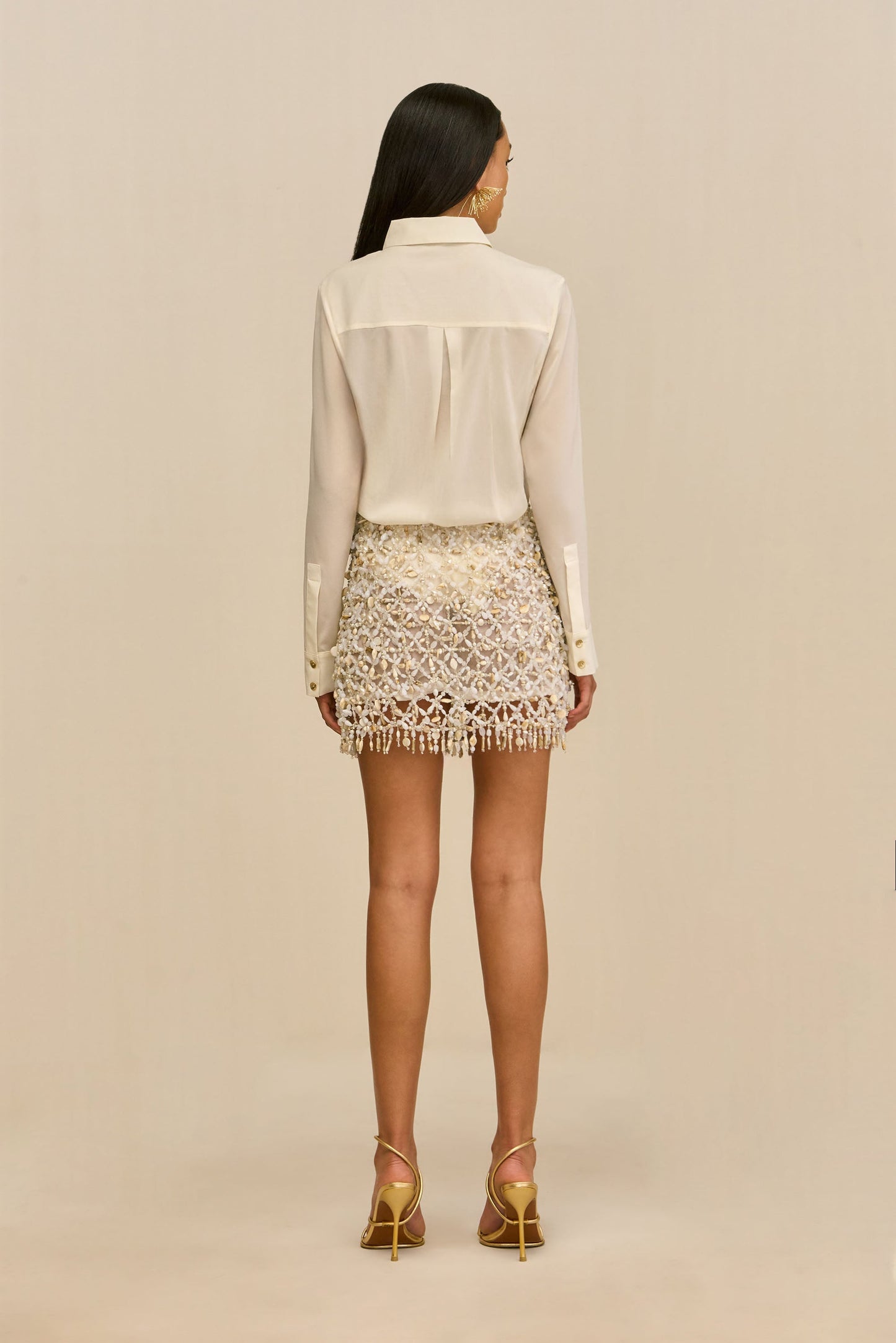 IDALIA SKIRT - OFF WHITE