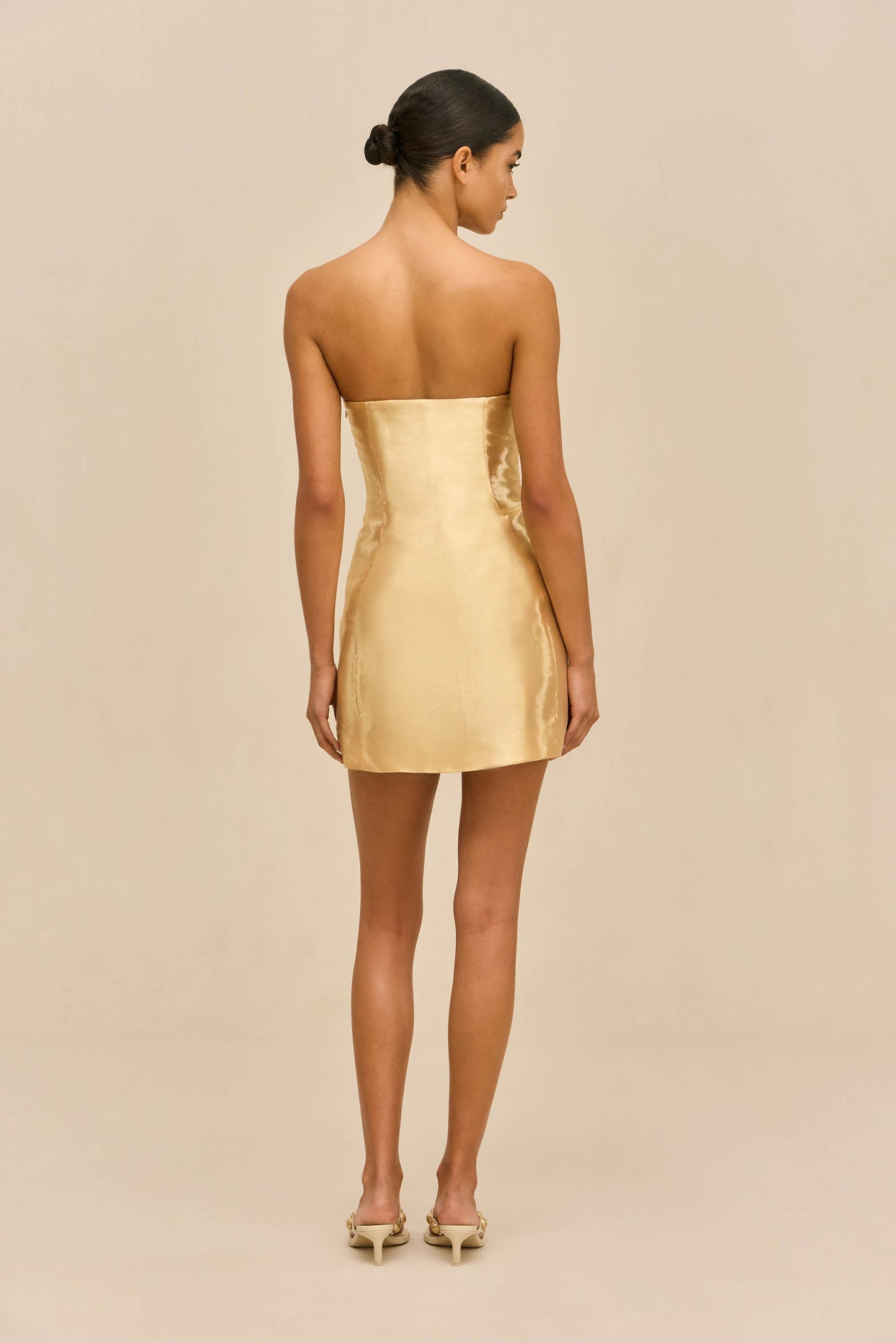 WREN DRESS - GOLD