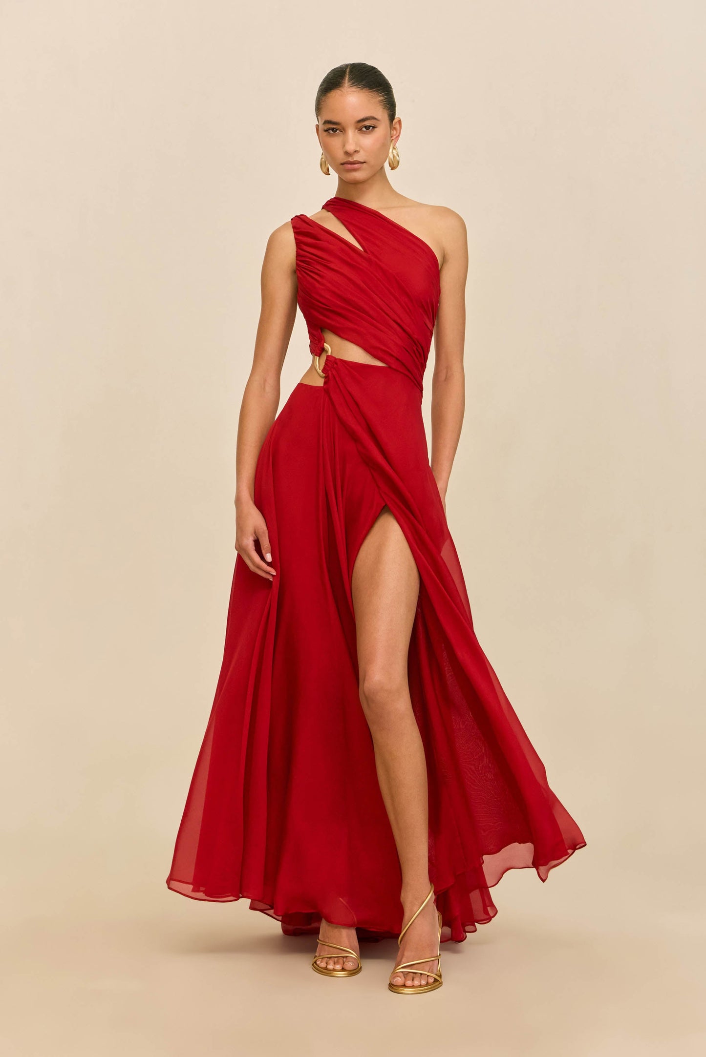 ZAN GOWN - MERLOT
