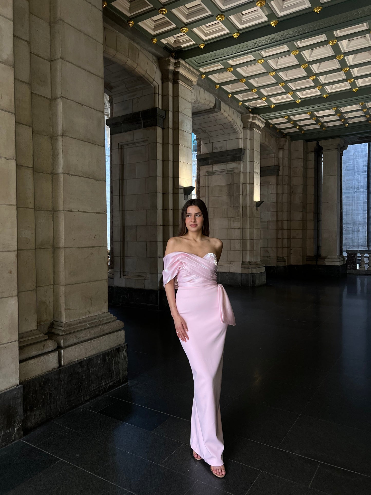 The Serra dress soft pink