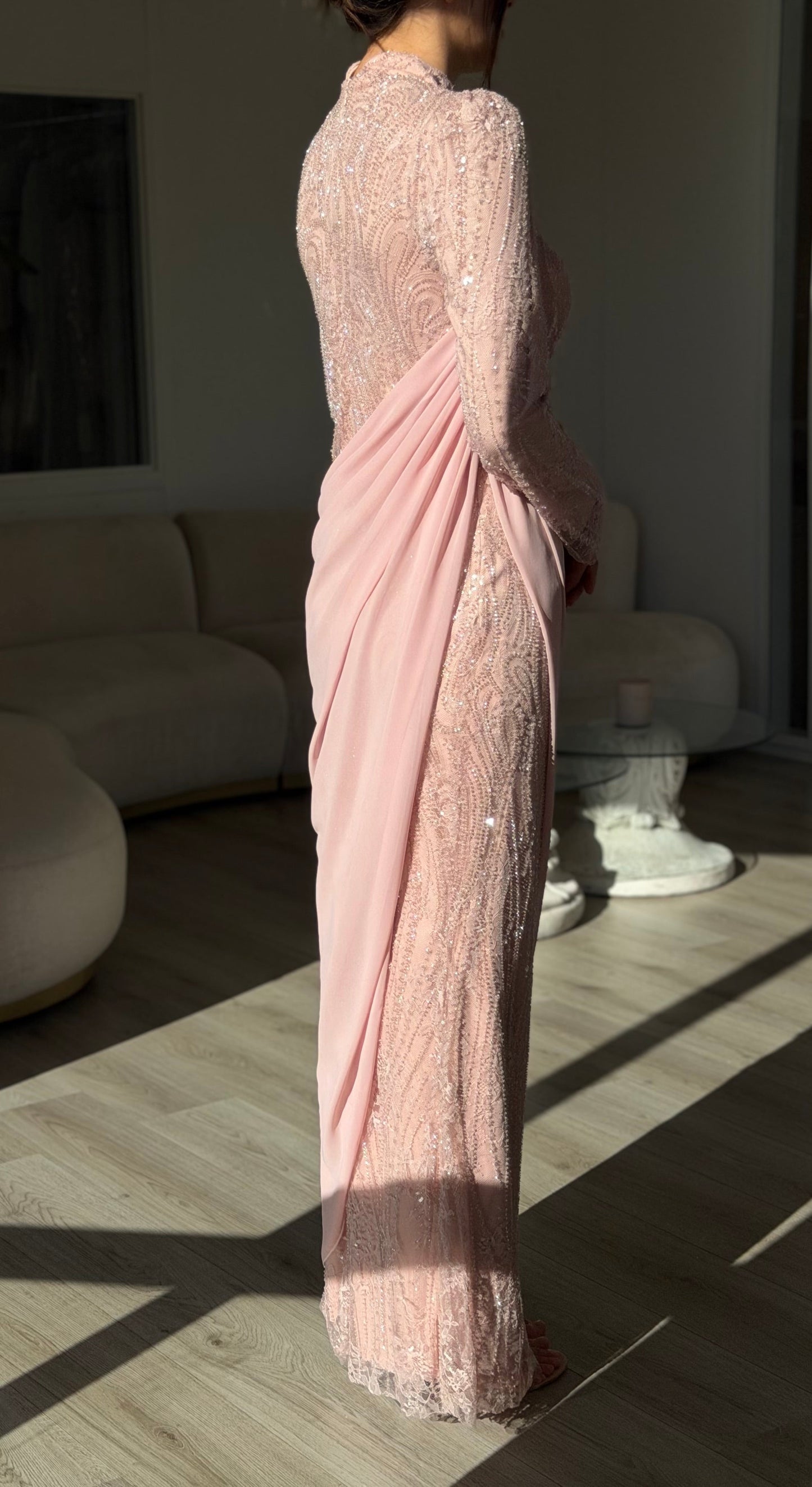 The Aysel dress soft pink