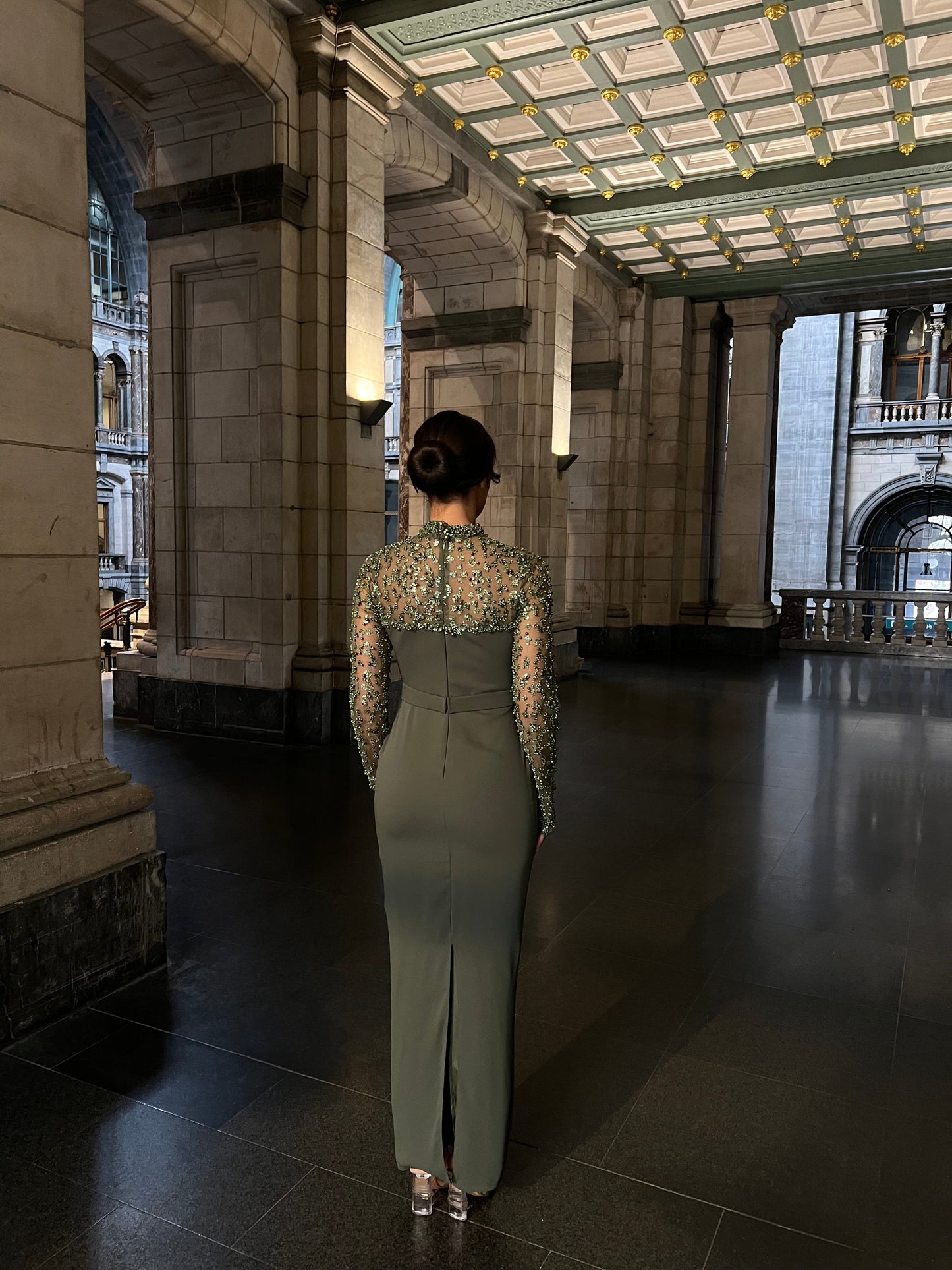 The Darla dress khaki