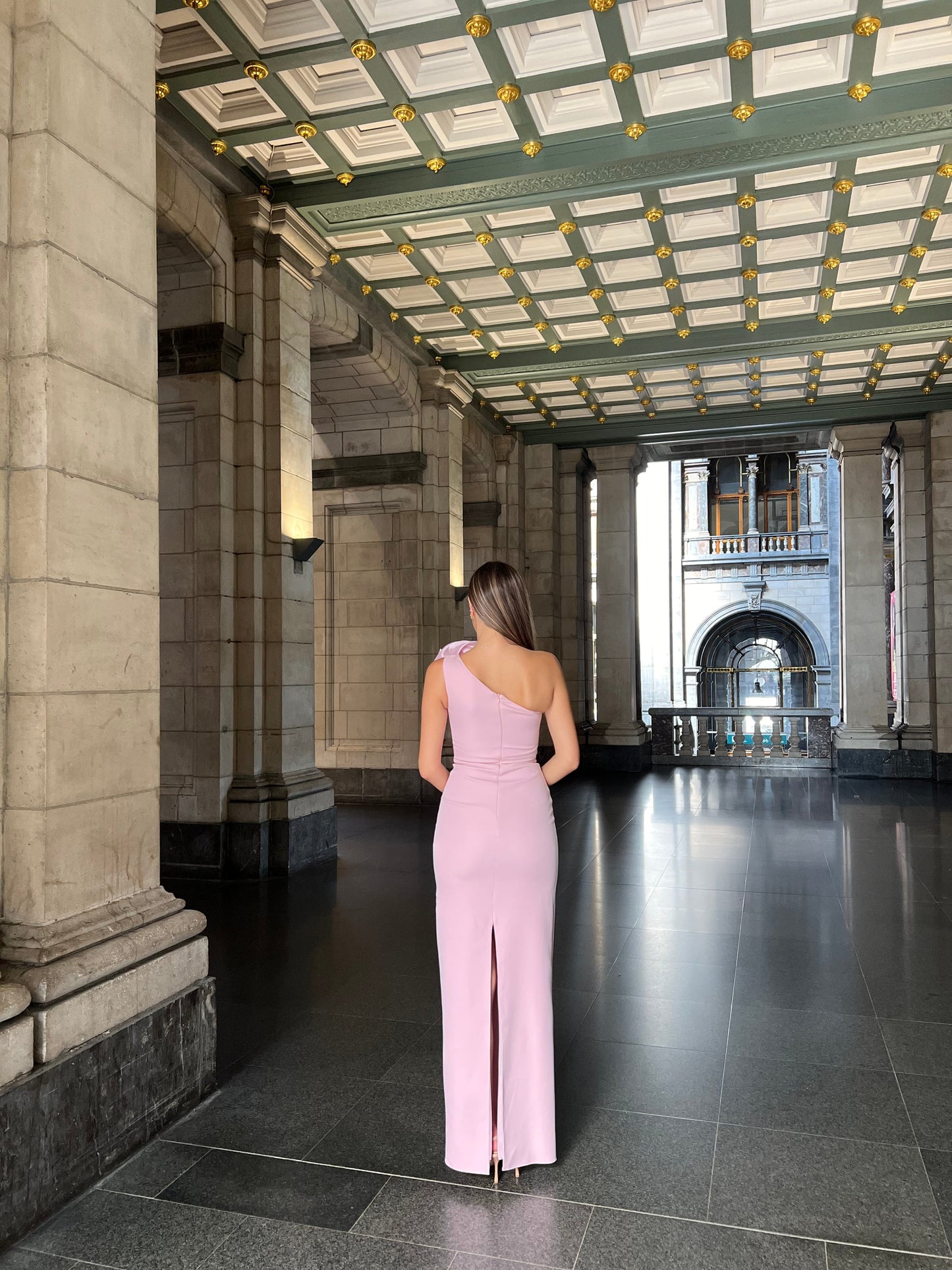 The Rozerin dress pink