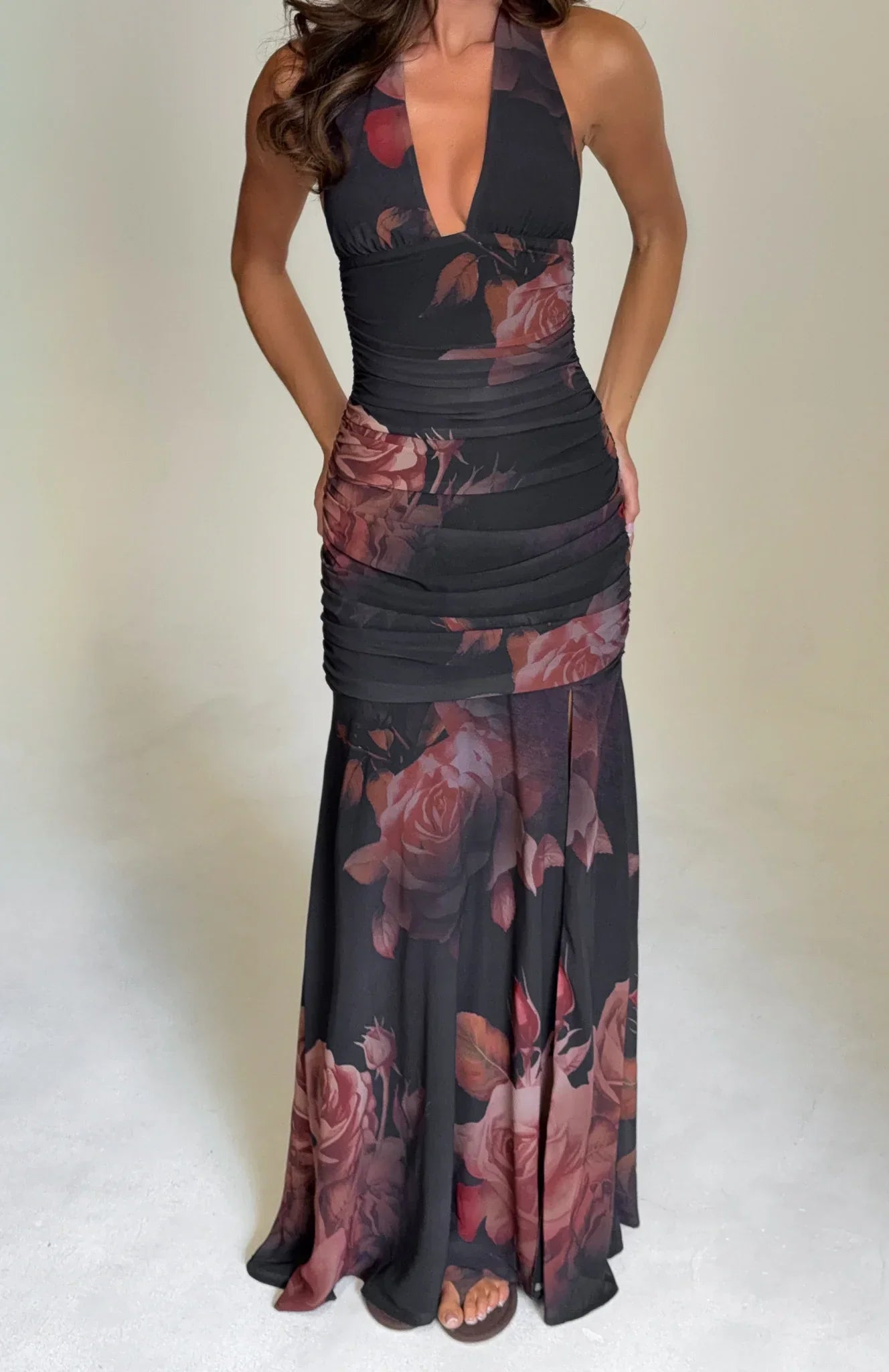 Cherish The Thought Maxi Dress Midnight Silk