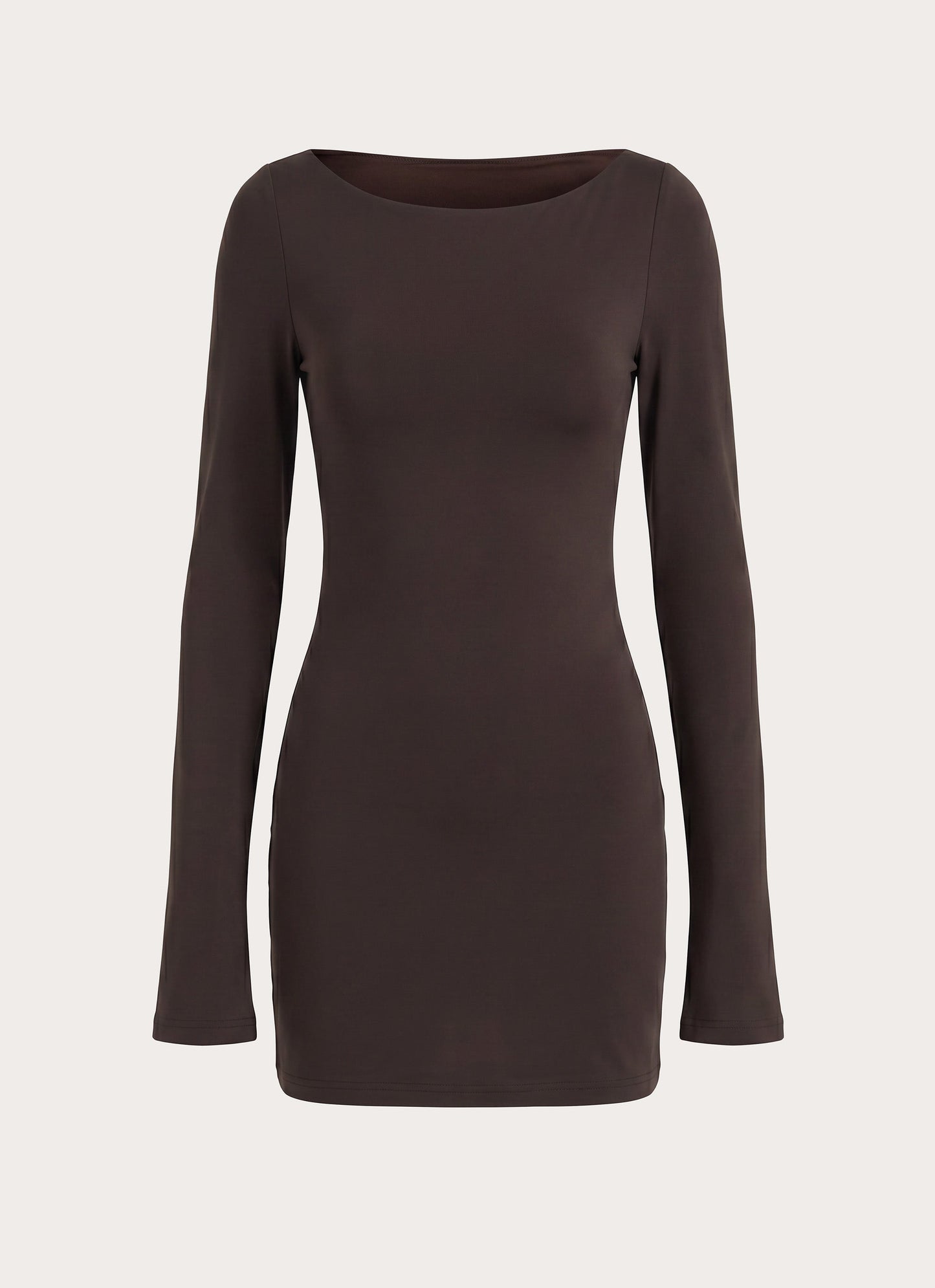Alonna Mini Dress - Chocolate Fudge