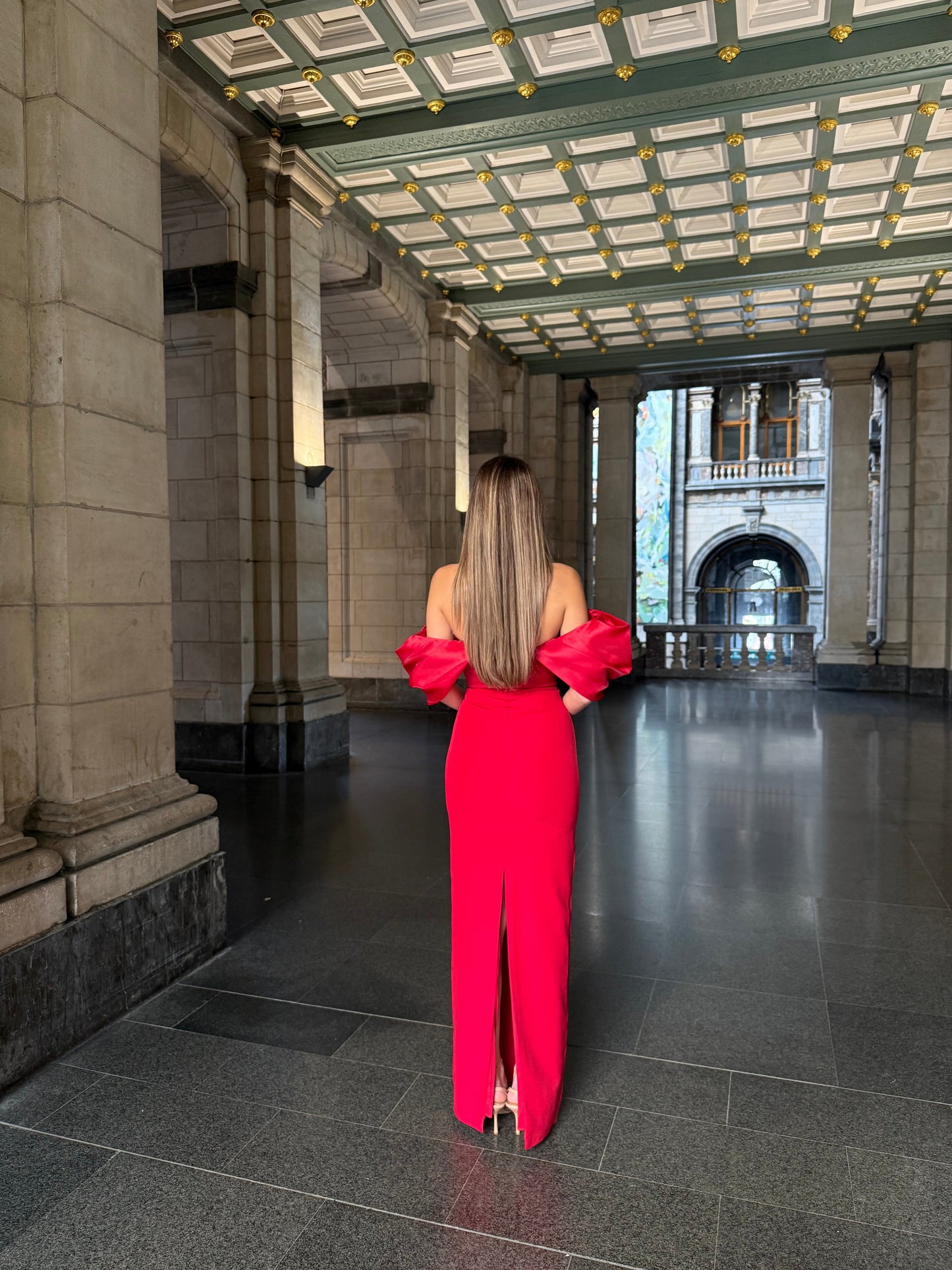 The Coco dress red