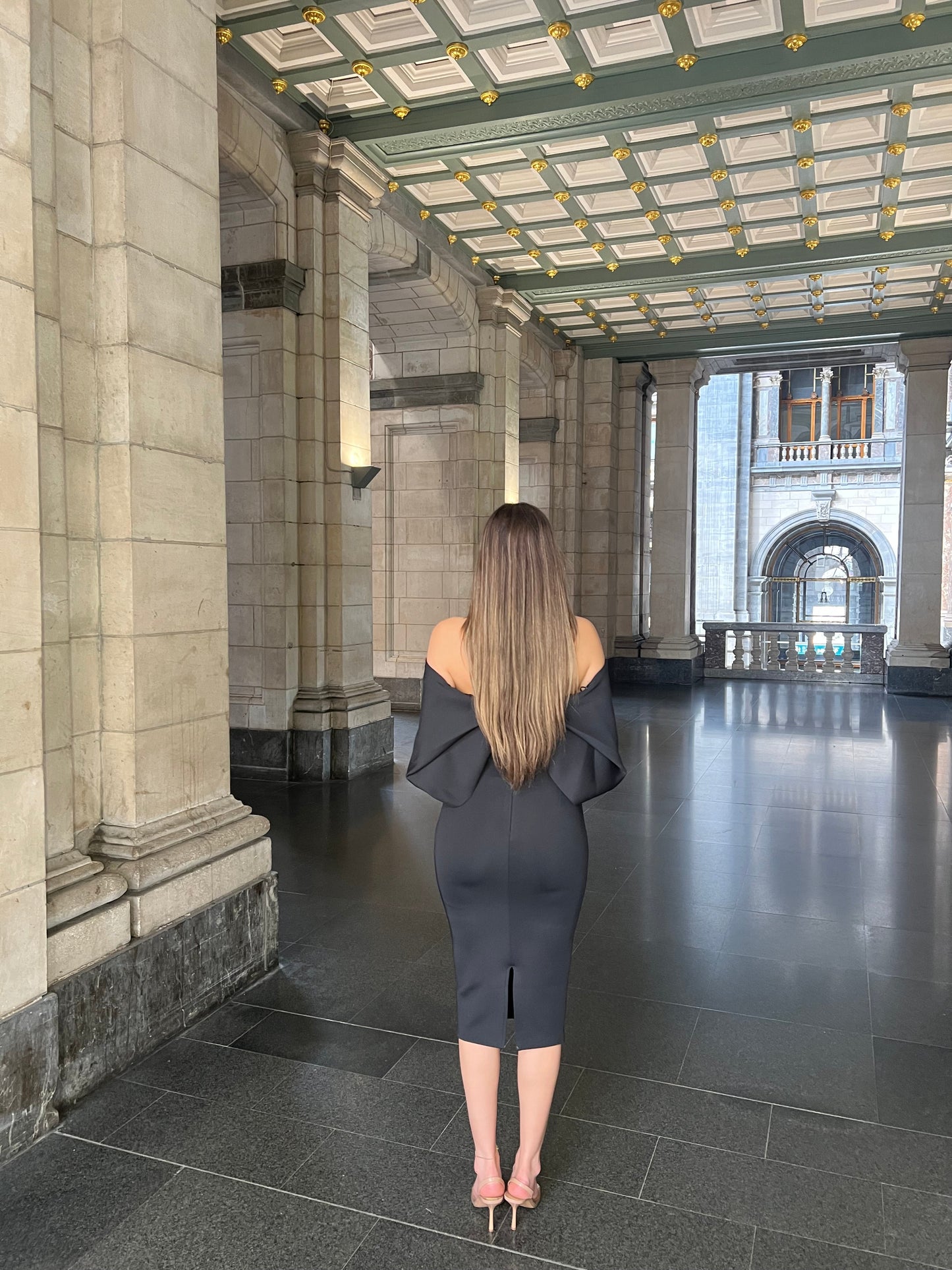 The Marielle dress black