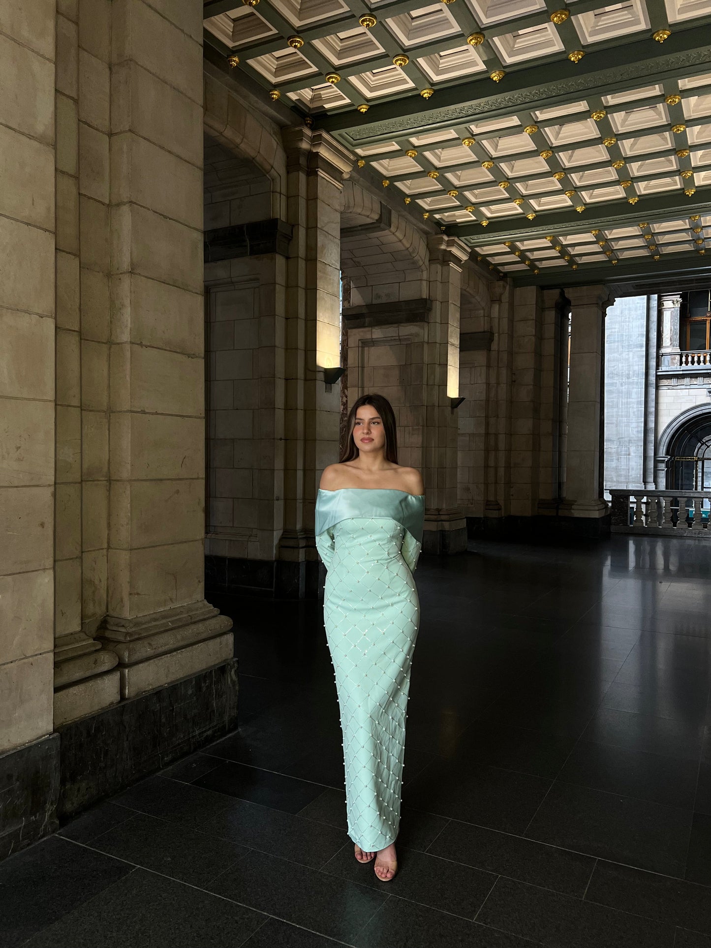 The Deana dress mint