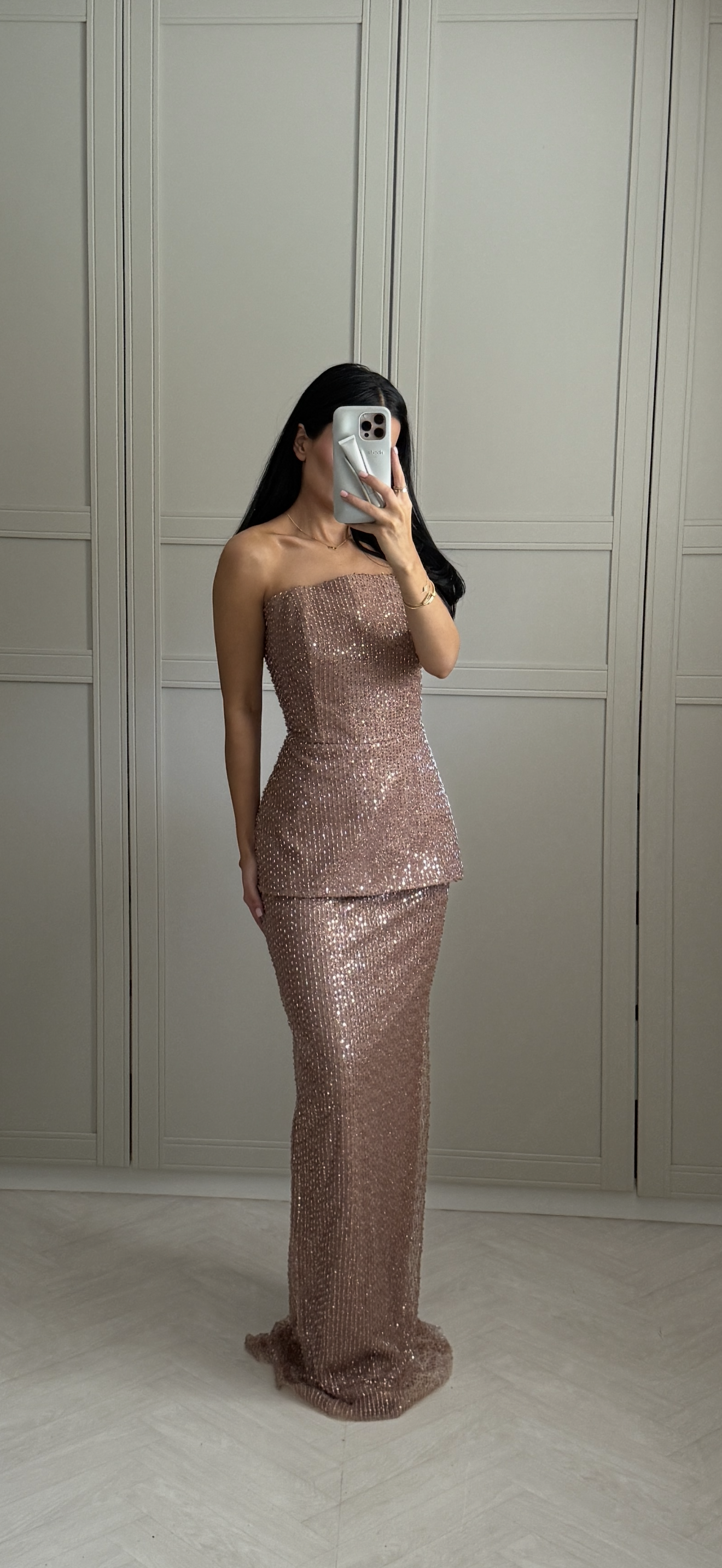 The Shahen two pieces set beige