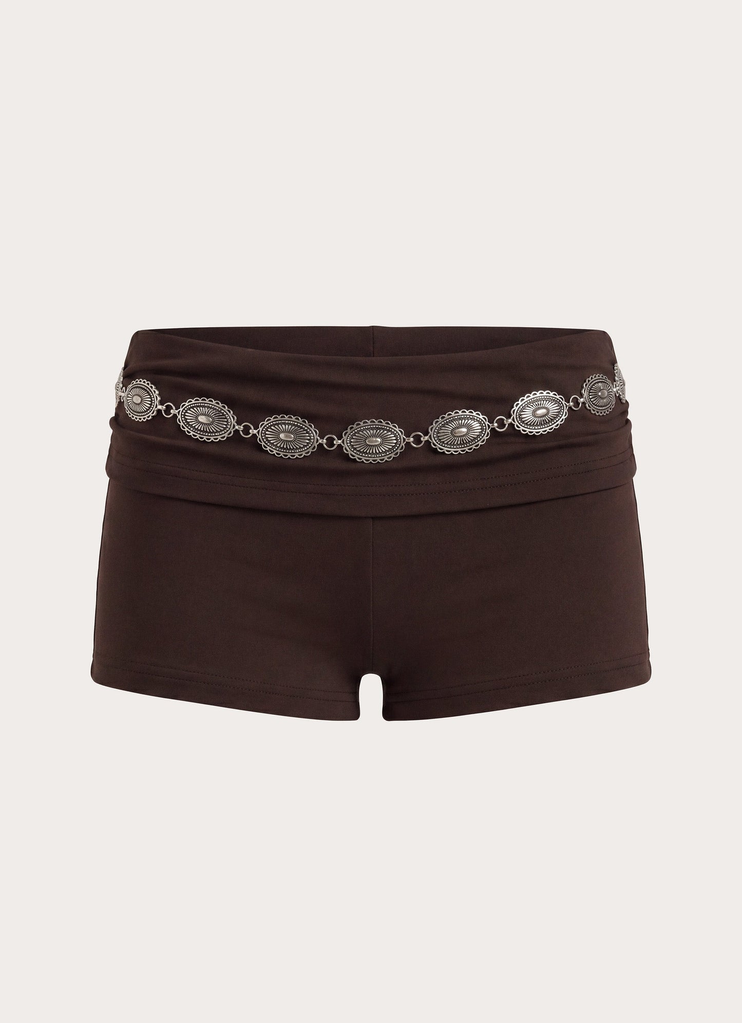 Coma Belt Low Rise Shorts - Chocolate