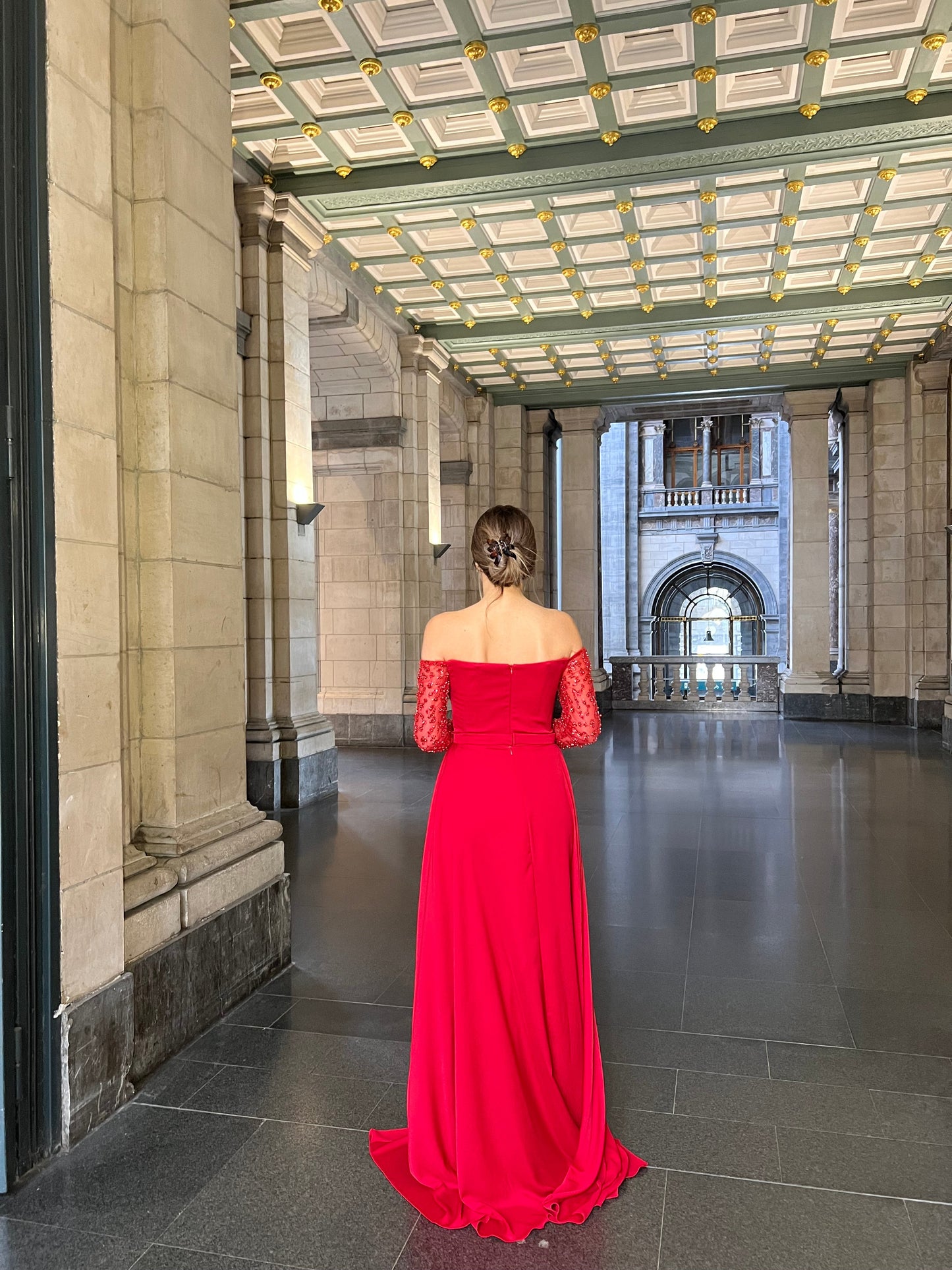 The Asiya dress red