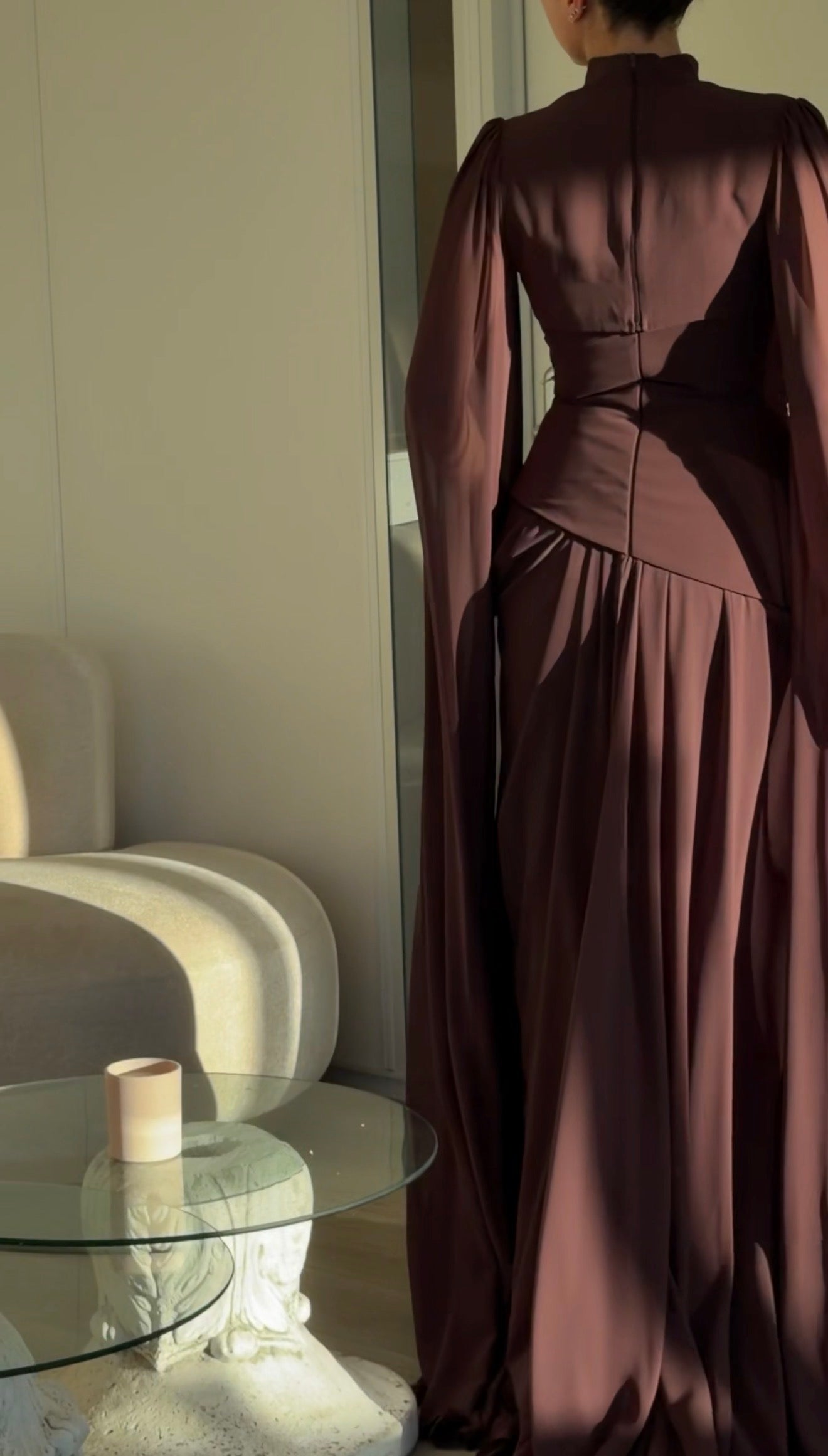 The Mislana dress brown