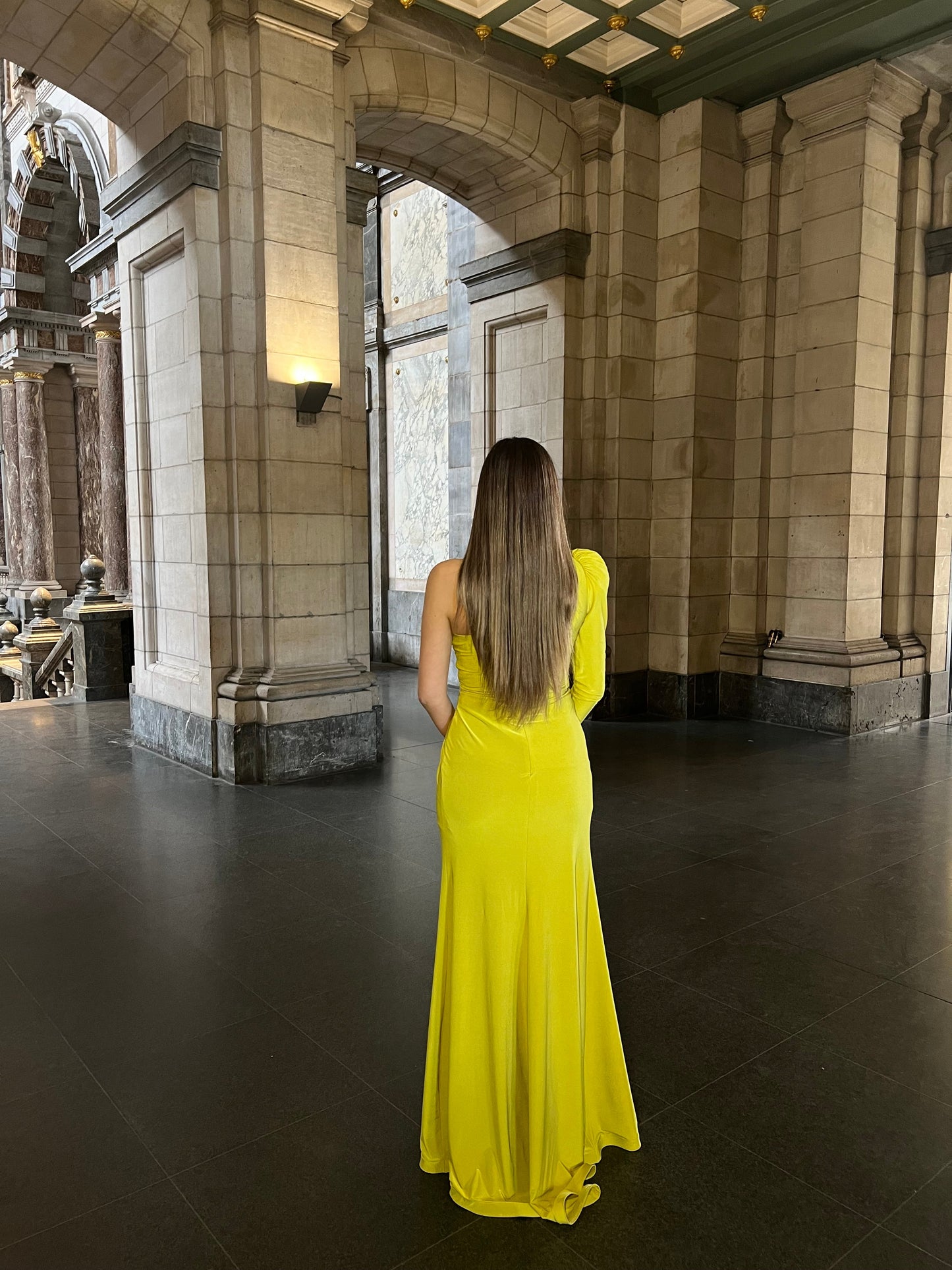 The Melissa dress olive green