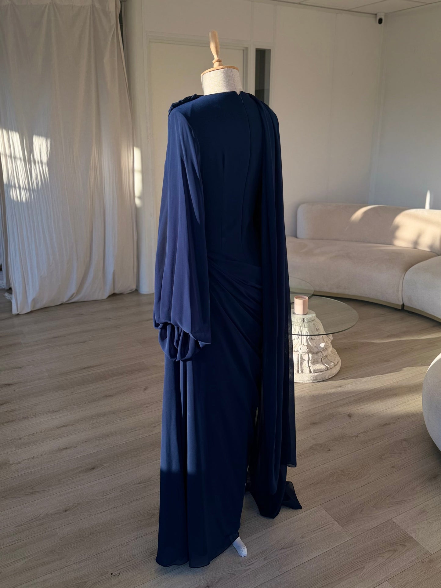 The Zehra dress navy
