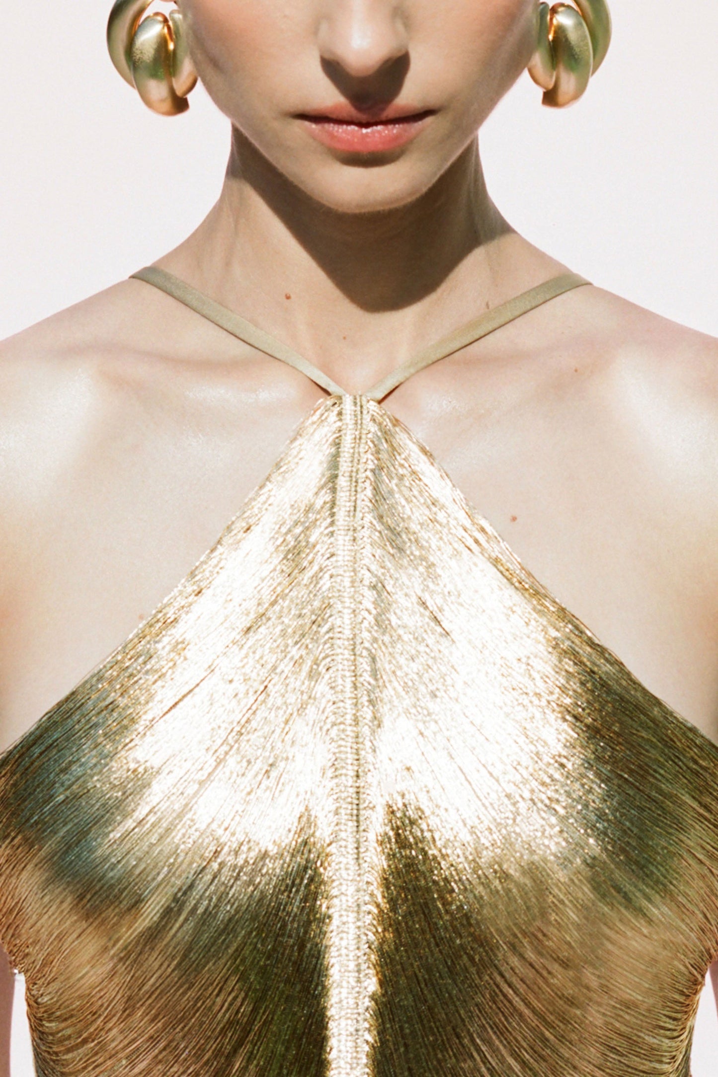 QUELLA TOP - LIGHT GOLD