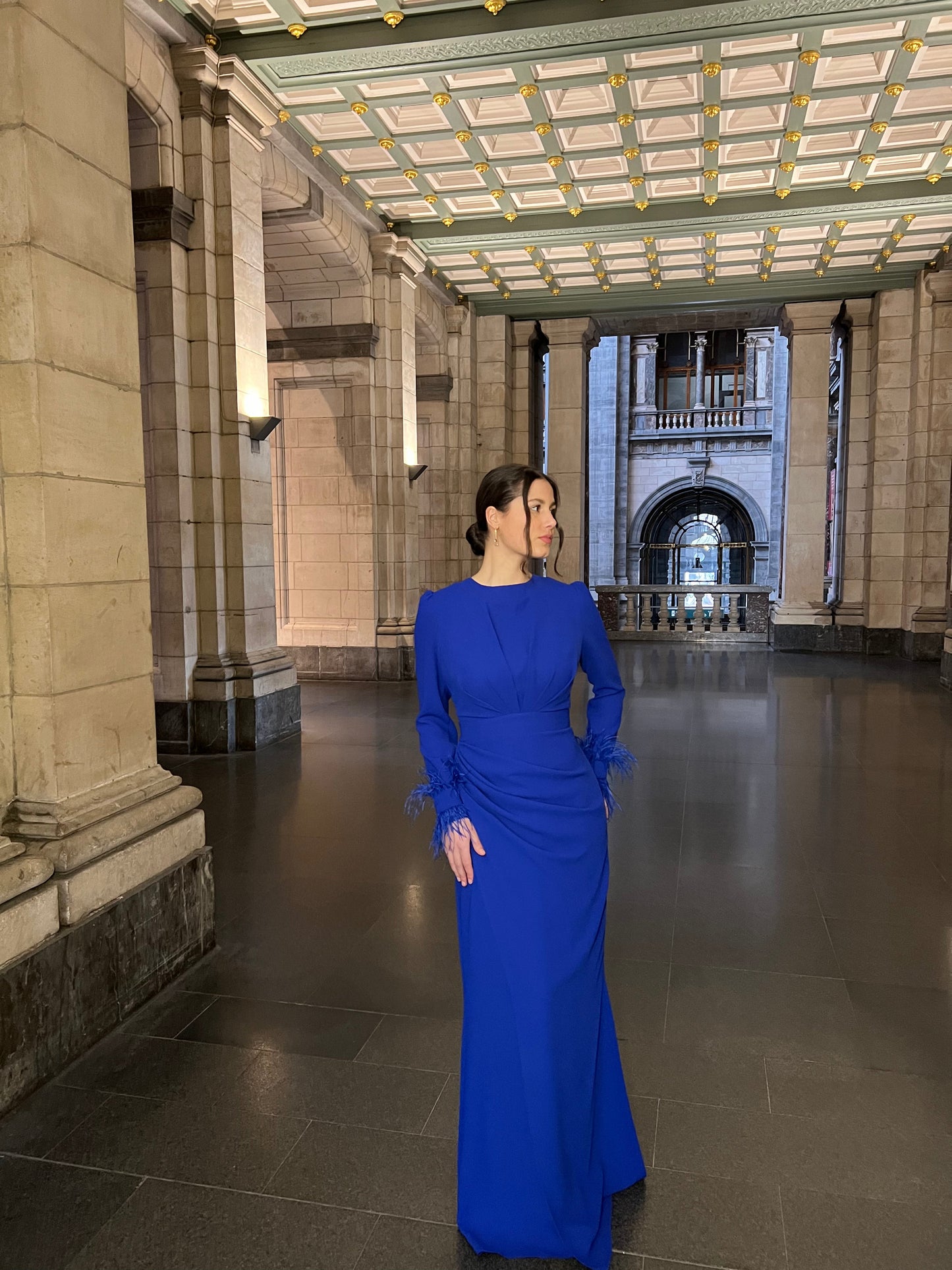 The Eliya dress Royal blue