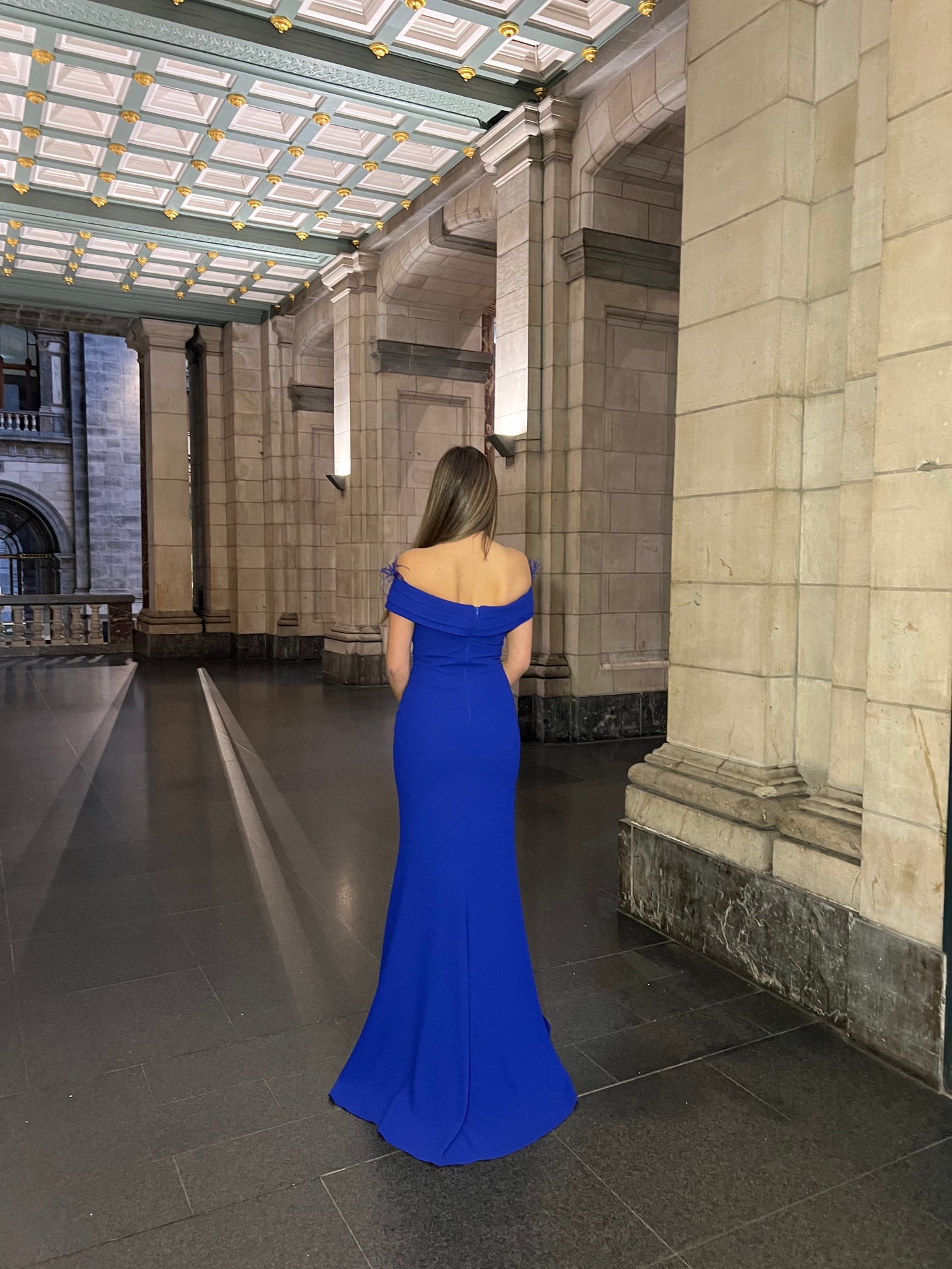 The Julia dress blue