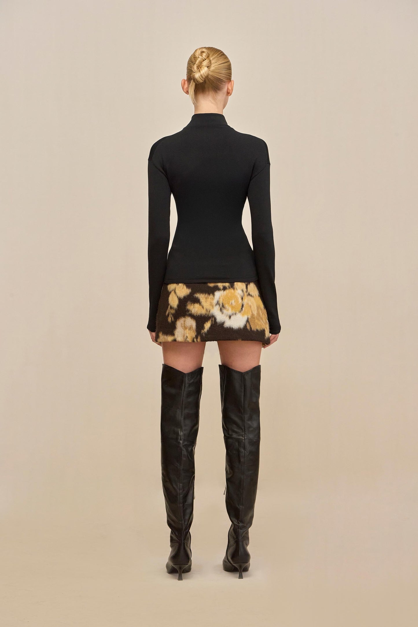 CORNELIA SKIRT - WHEAT MULTI
