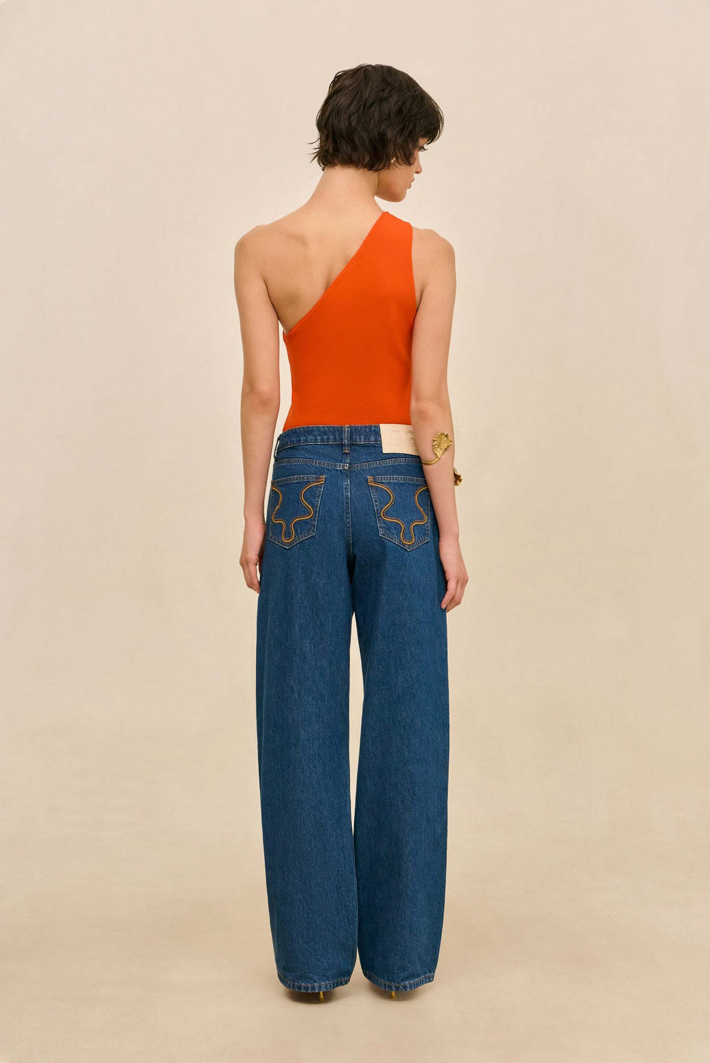 ANOUK KNIT TOP - TANGELO