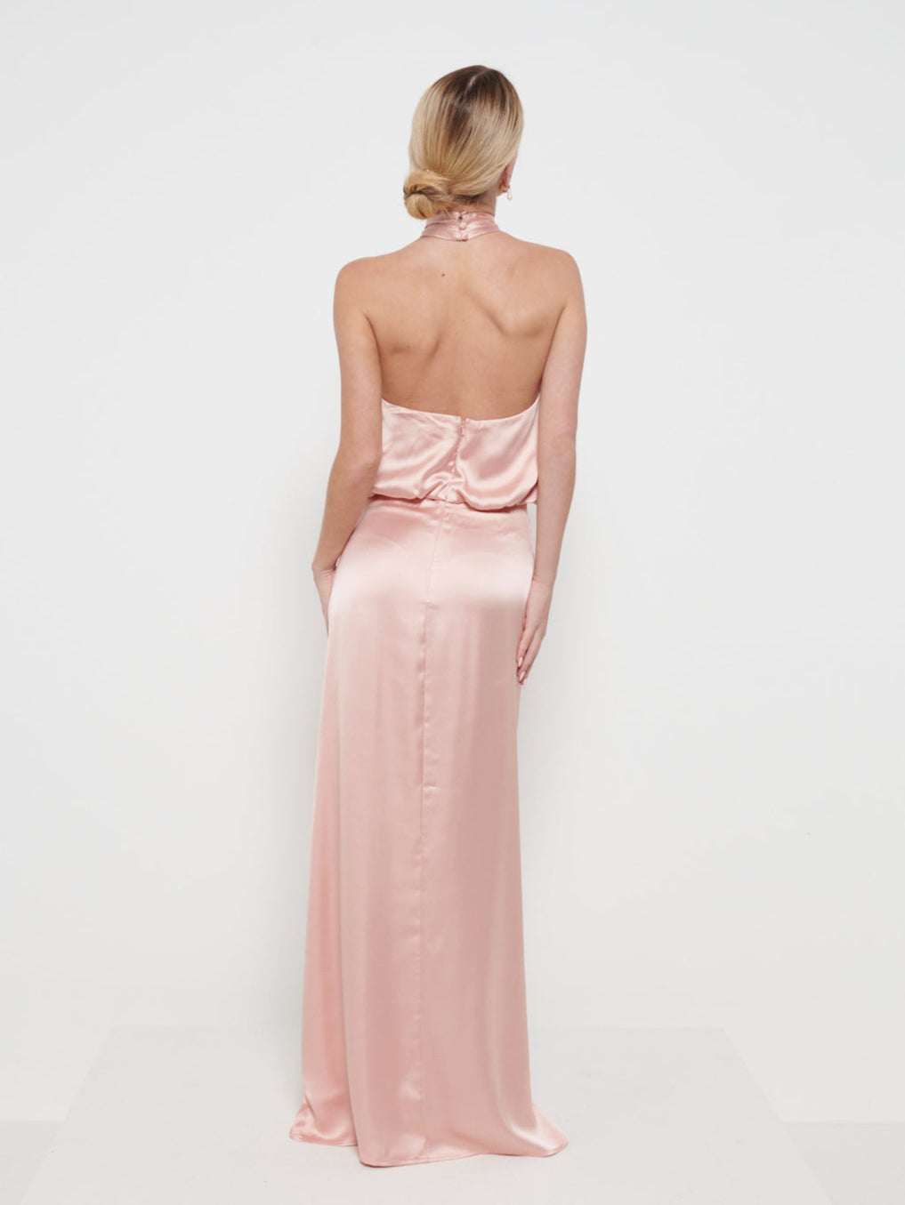Sammie Recycled Maxi Bridesmaid Dress - Matte True Blush