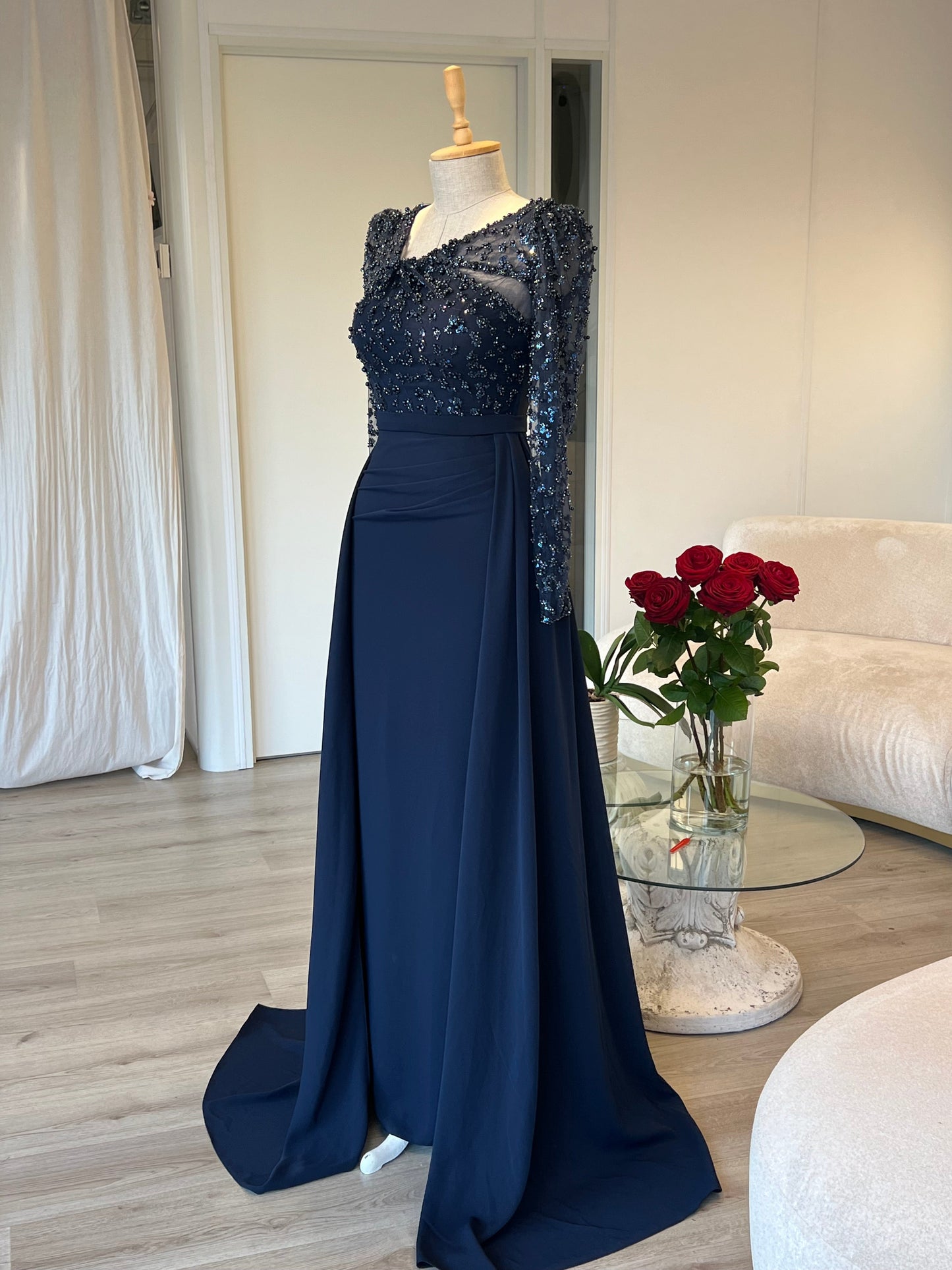 The Zara dress navy blue