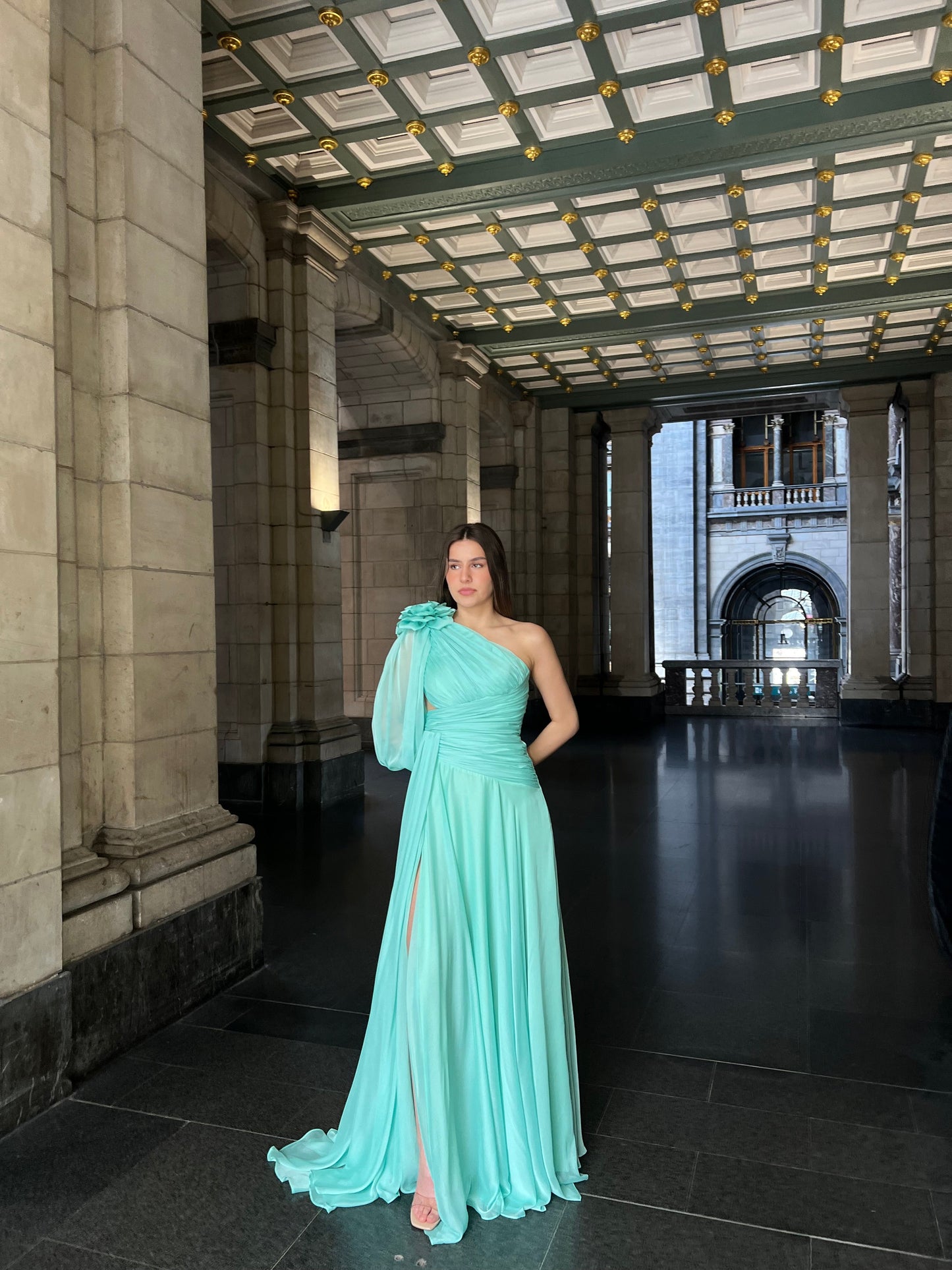 The Hira dress mint