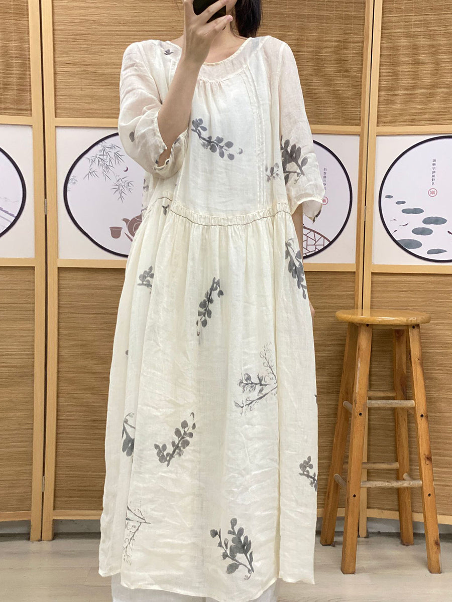 å¤§å°ºç¢¼å¥³æ¬¾å¾©å¤å¤å­£æ°æèè¤¶è§éº»é£èº«è£