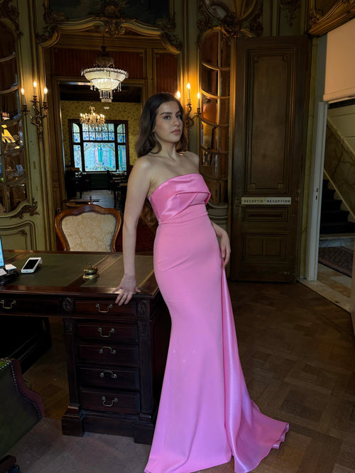 The Melina dress magenta