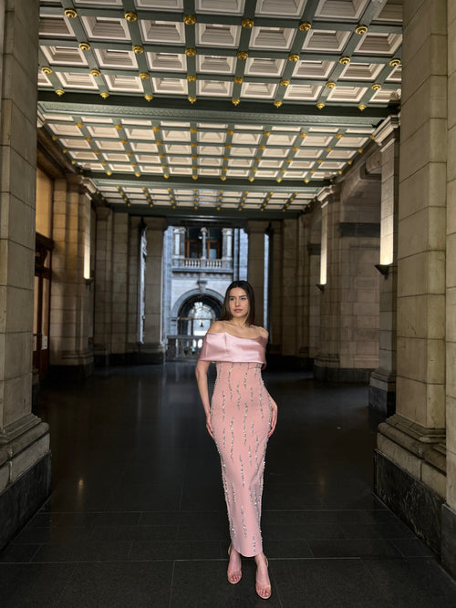 The Mersa dress soft pink