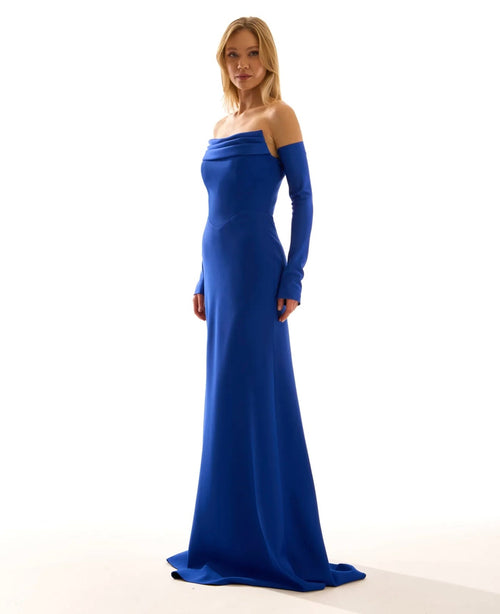 The Stella dress blue