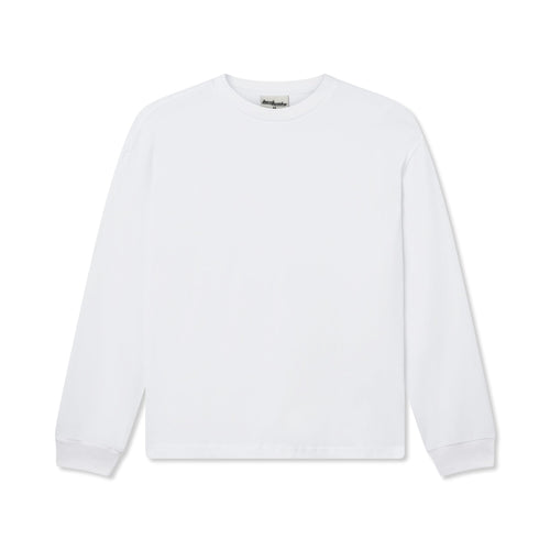 300 GSM 'White' Long Sleeve Tee