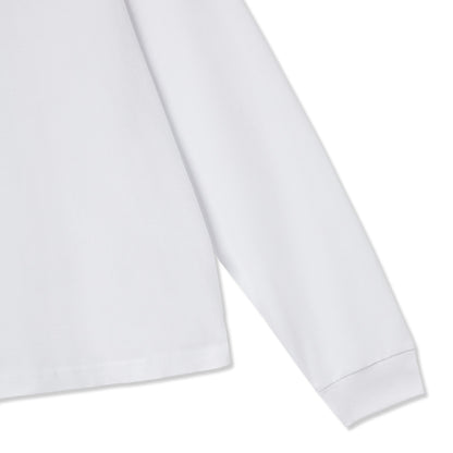 300 GSM 'White' Long Sleeve Tee
