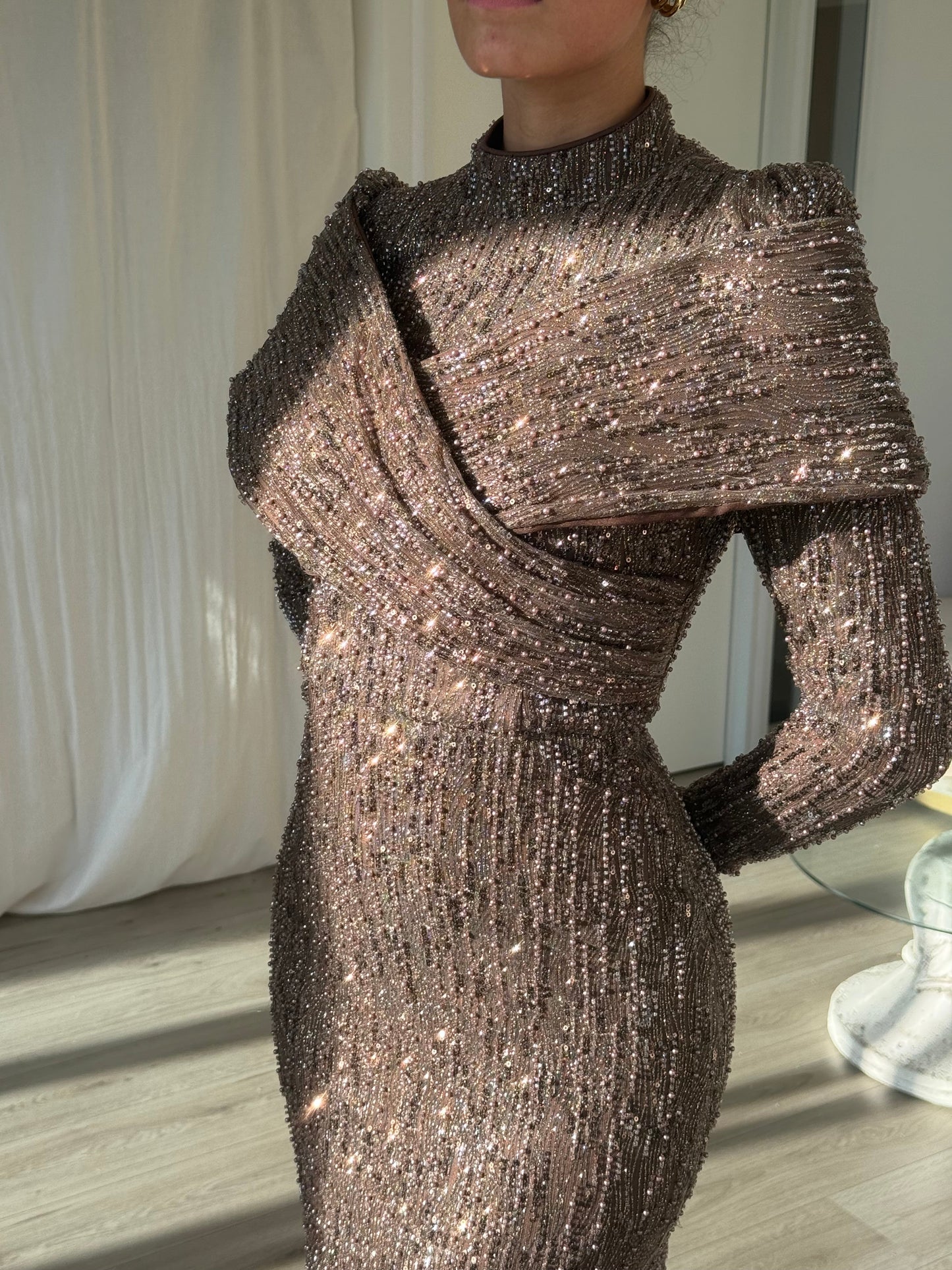 The Venor dress brown