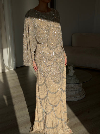 The Lusen dress beige