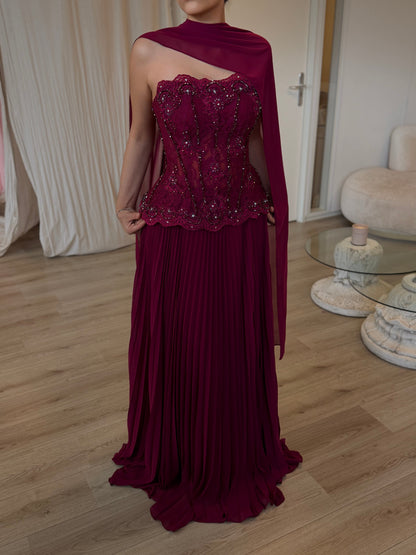 The Arya dress plum
