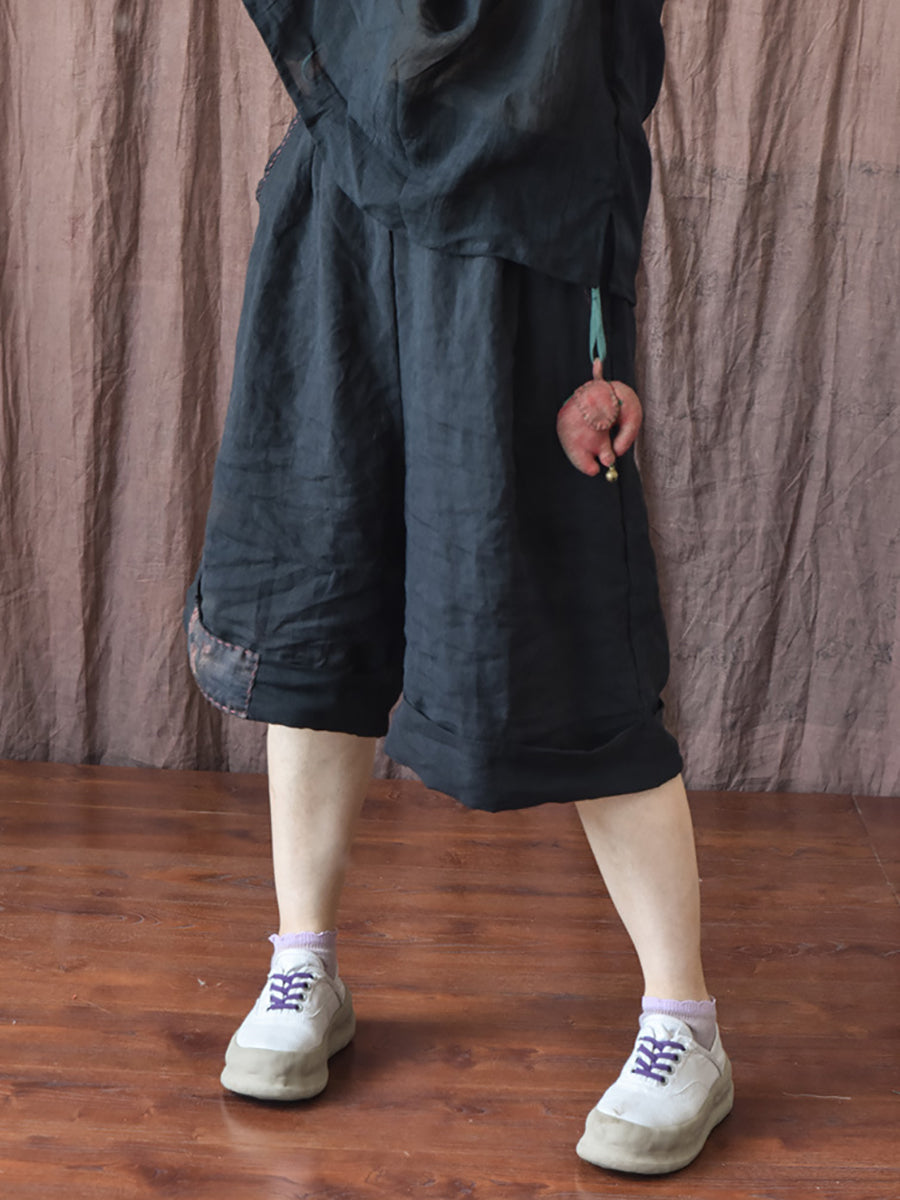 å¥³å£«å¾©å¤è²¼å¸æ¼æ¥å¯¬é¬ç­è¤²