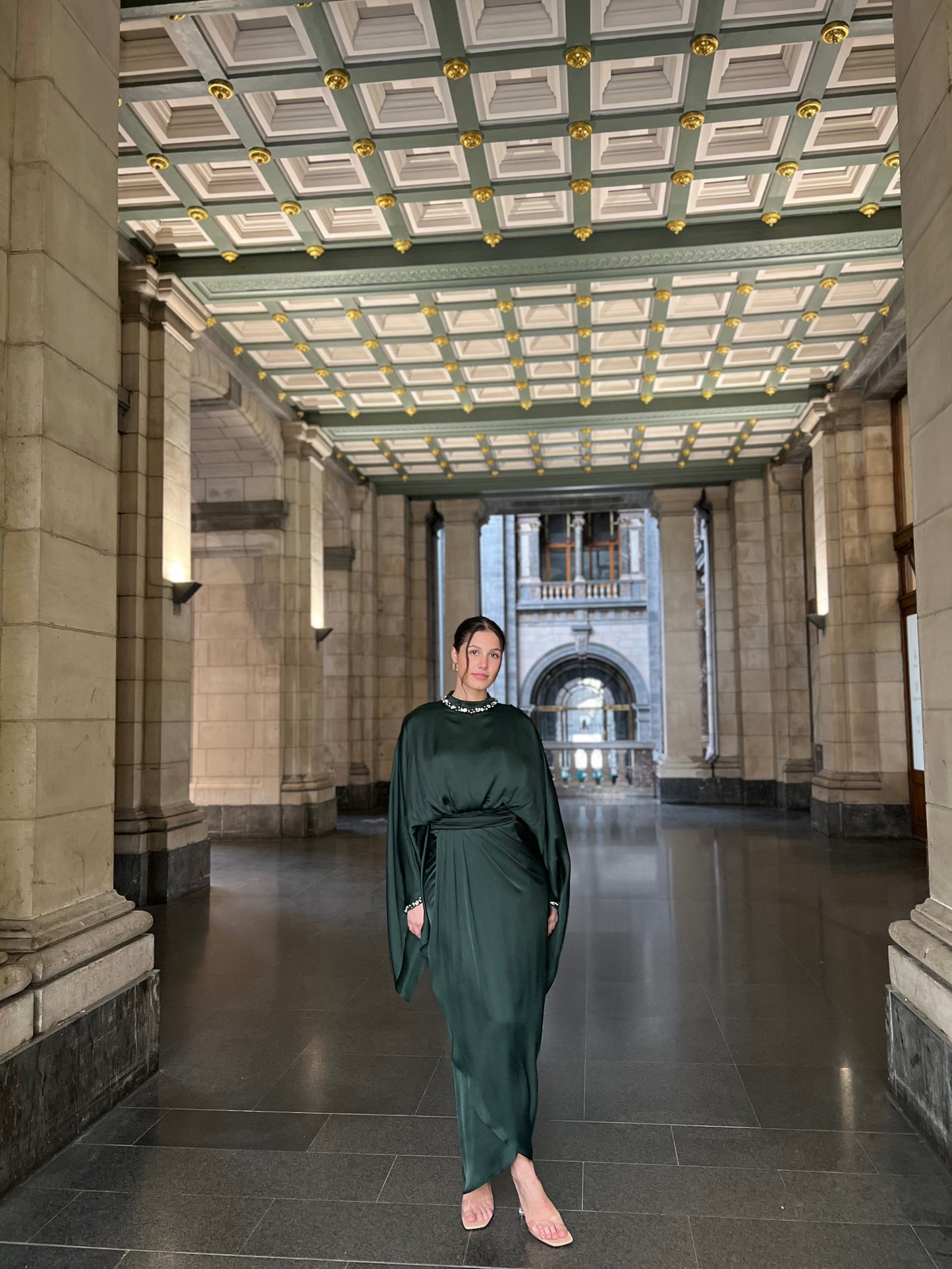 The Doa dress green