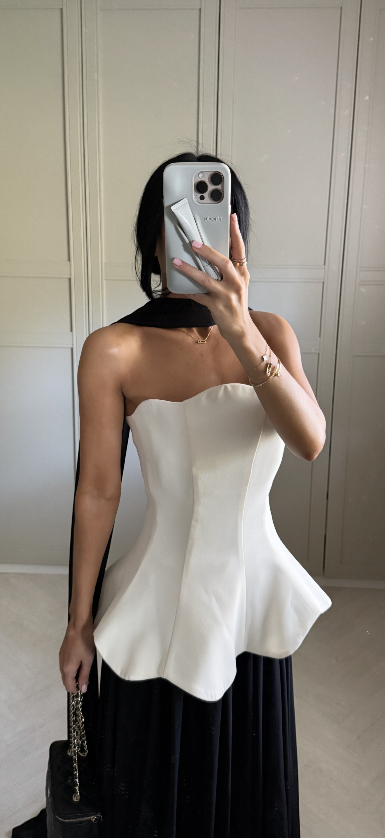 The Denola dress black and white AN edition