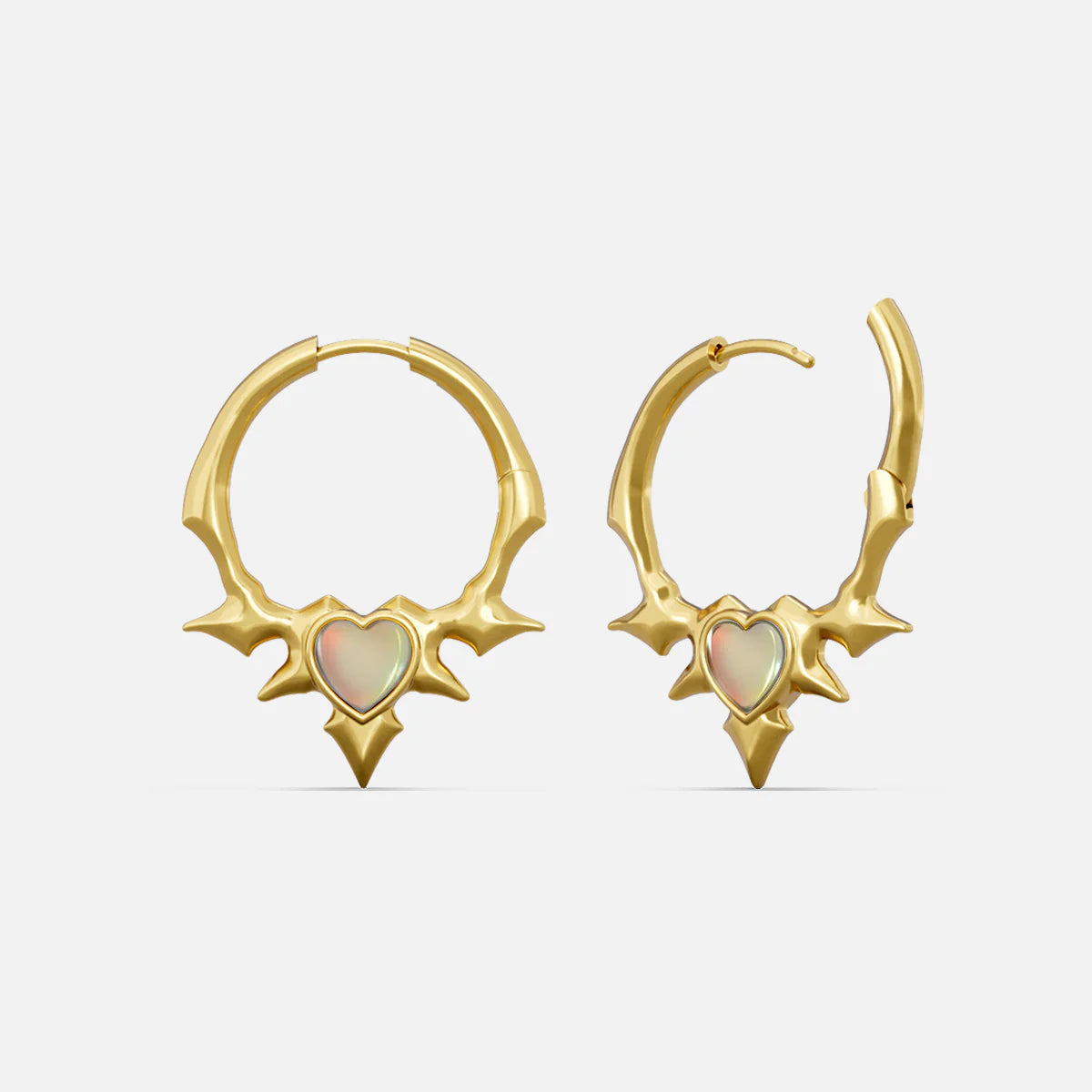 BLAZING HEART EARRINGS