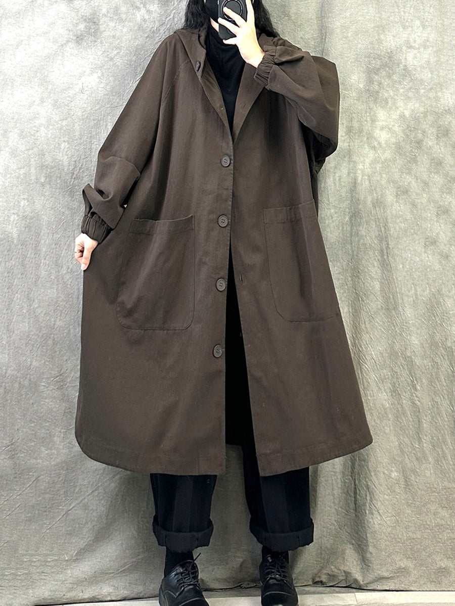 å¥³æ¬¾ç§å­£ç´è²é·çæ£è³ªé£å¸½å¤å¥