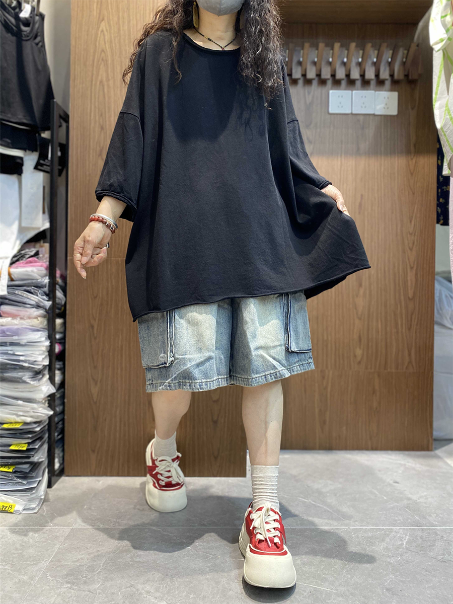 å¥³å£«å¤å­£èè¡ç´è²æ£è³ªåé è¥¯è¡«