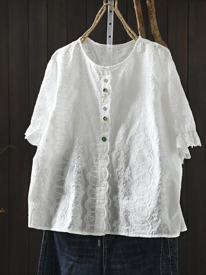 å¥³å£«å¤å­£èè¡åºç¹¡åé 100%ç´æ£è¥¯è¡«