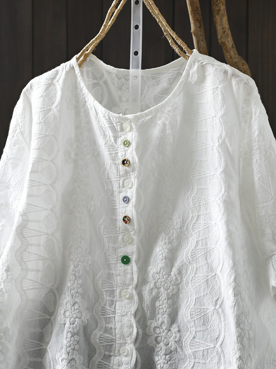å¥³å£«å¤å­£èè¡åºç¹¡åé 100%ç´æ£è¥¯è¡«