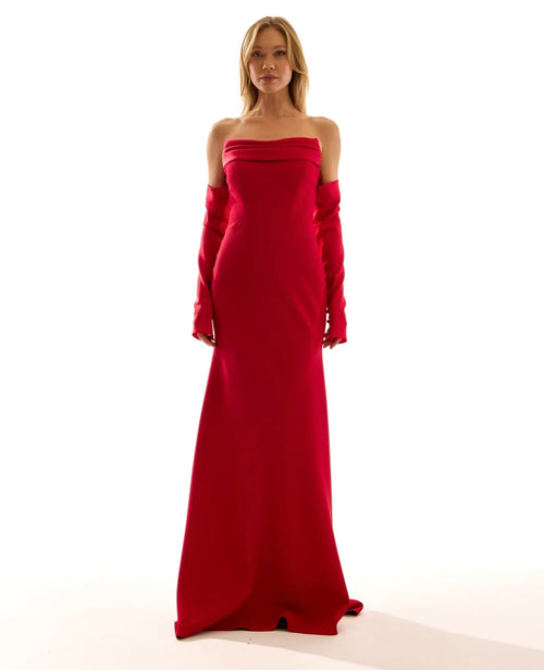 The Stella dress red
