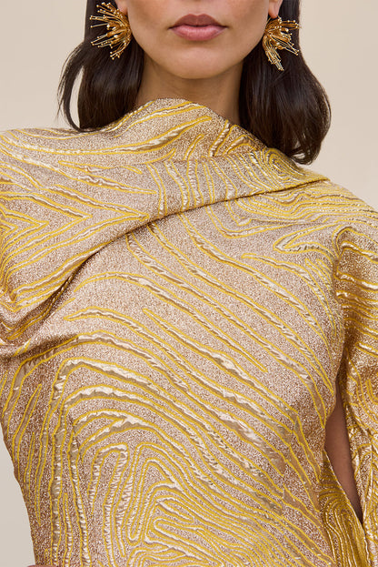 BRANDY DRESS - GOLD MULTI