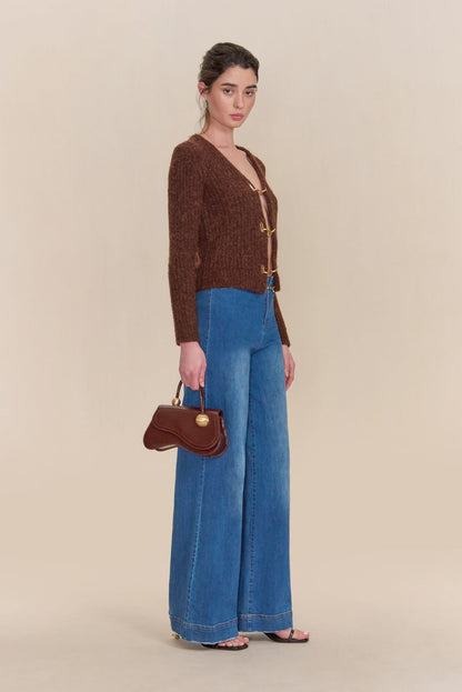 ADEL KNIT CARDIGAN - JAVA