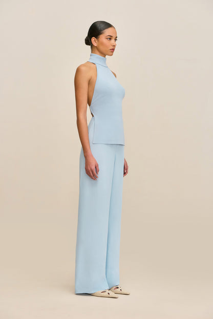 WAKE KNIT TOP - COASTAL