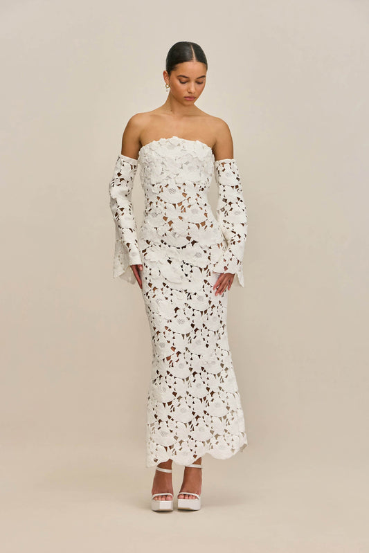 KAYLINA GOWN - OFF WHITE